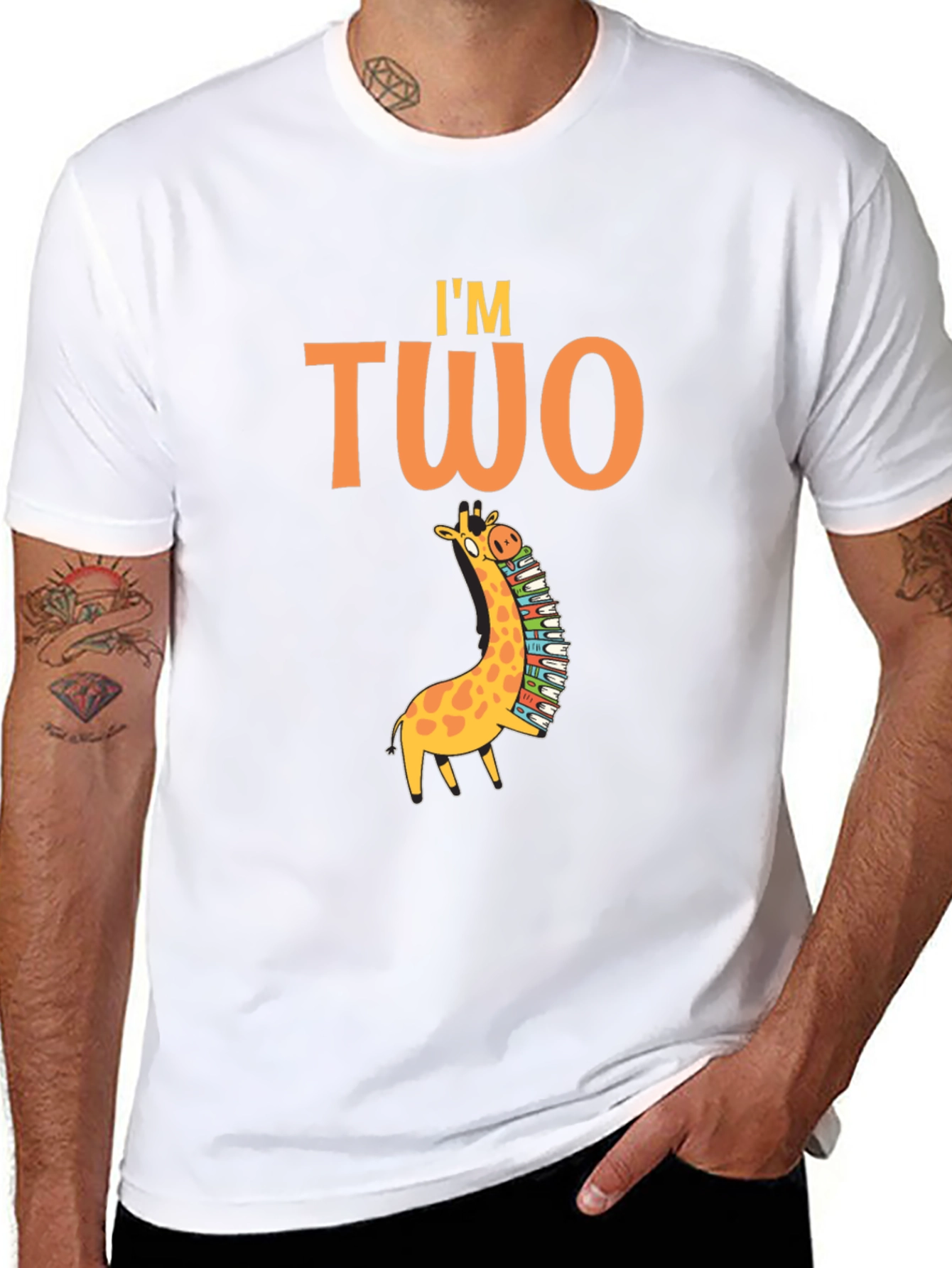 Im Two Giraffe Bookworm T-Shirt