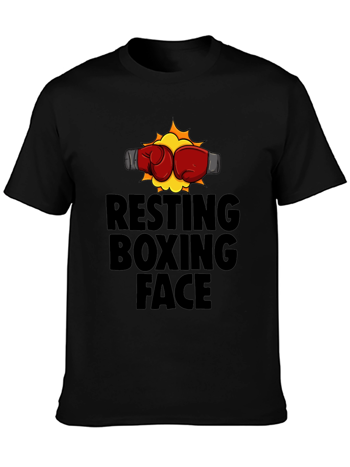 Resting Boxing Face Graphic Tee