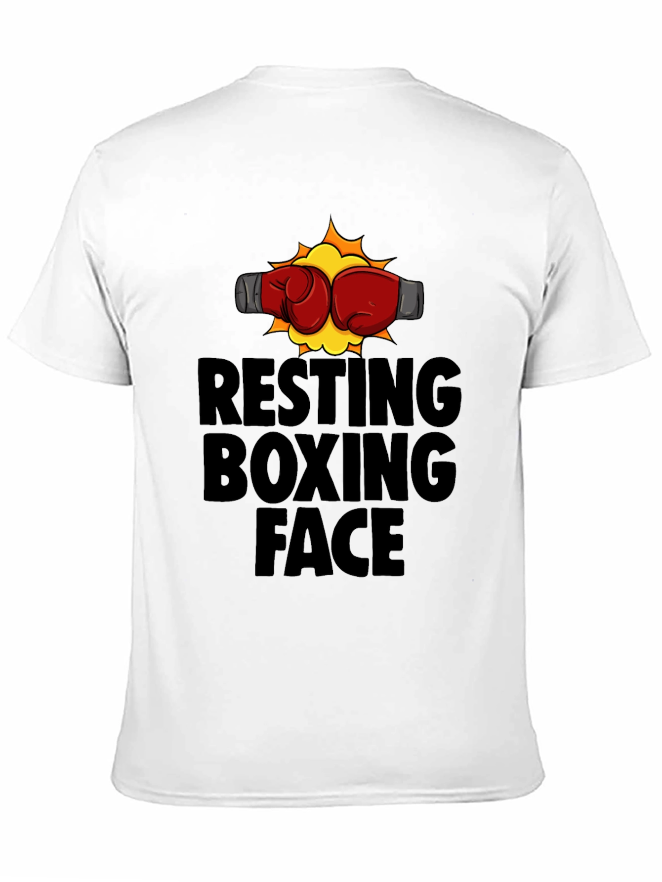 Resting Boxing Face Graphic Tee