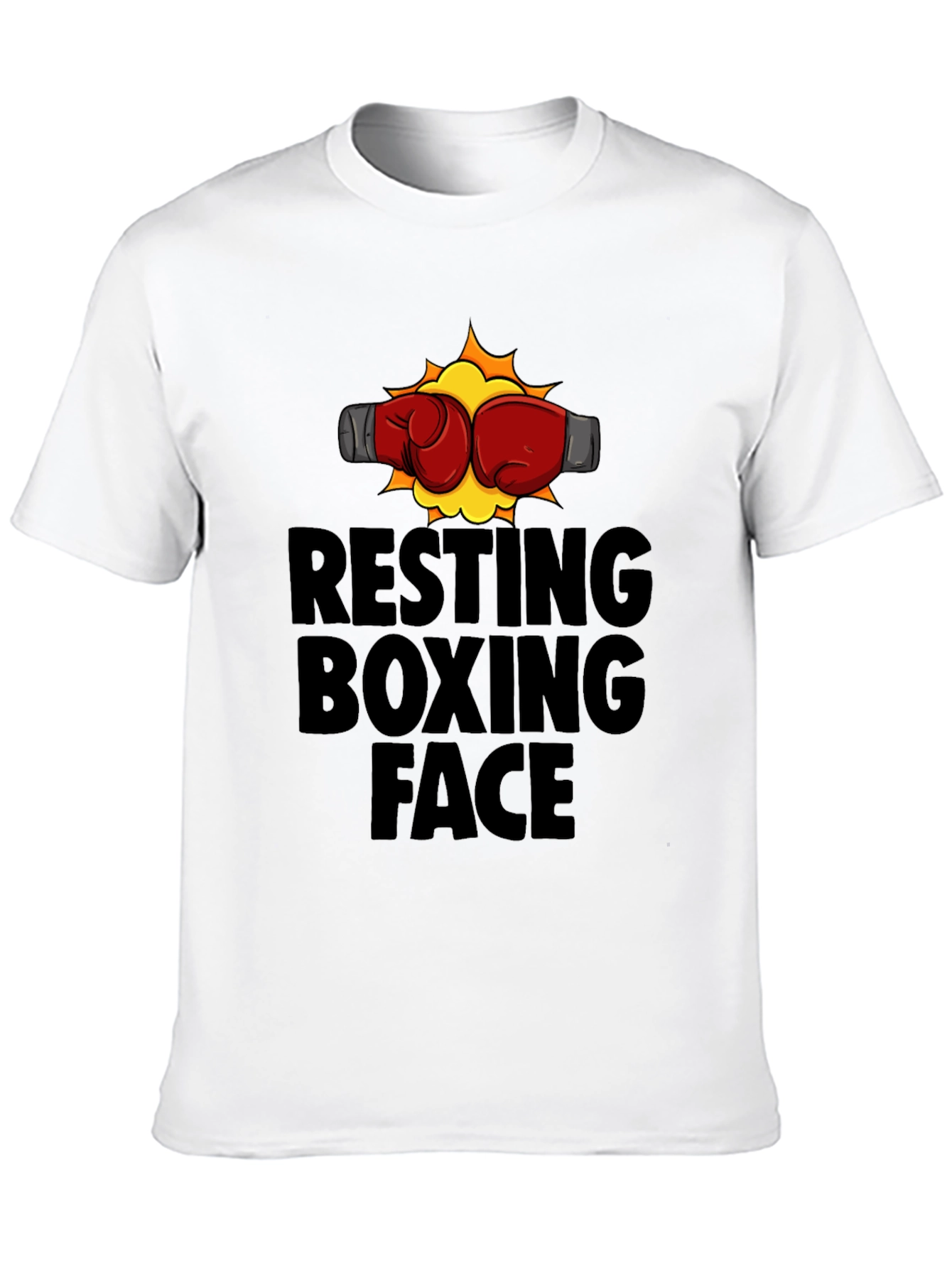 Resting Boxing Face Graphic Tee