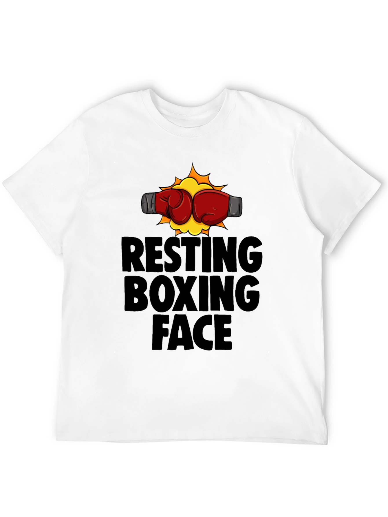 Resting Boxing Face Graphic Tee