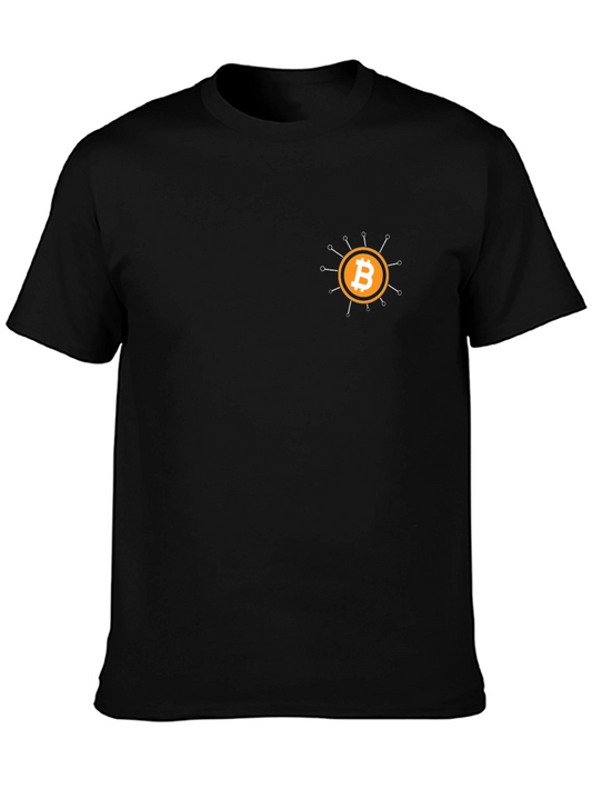 Bitcoin Crypto Black Tee - Stylish Bitcoin Design