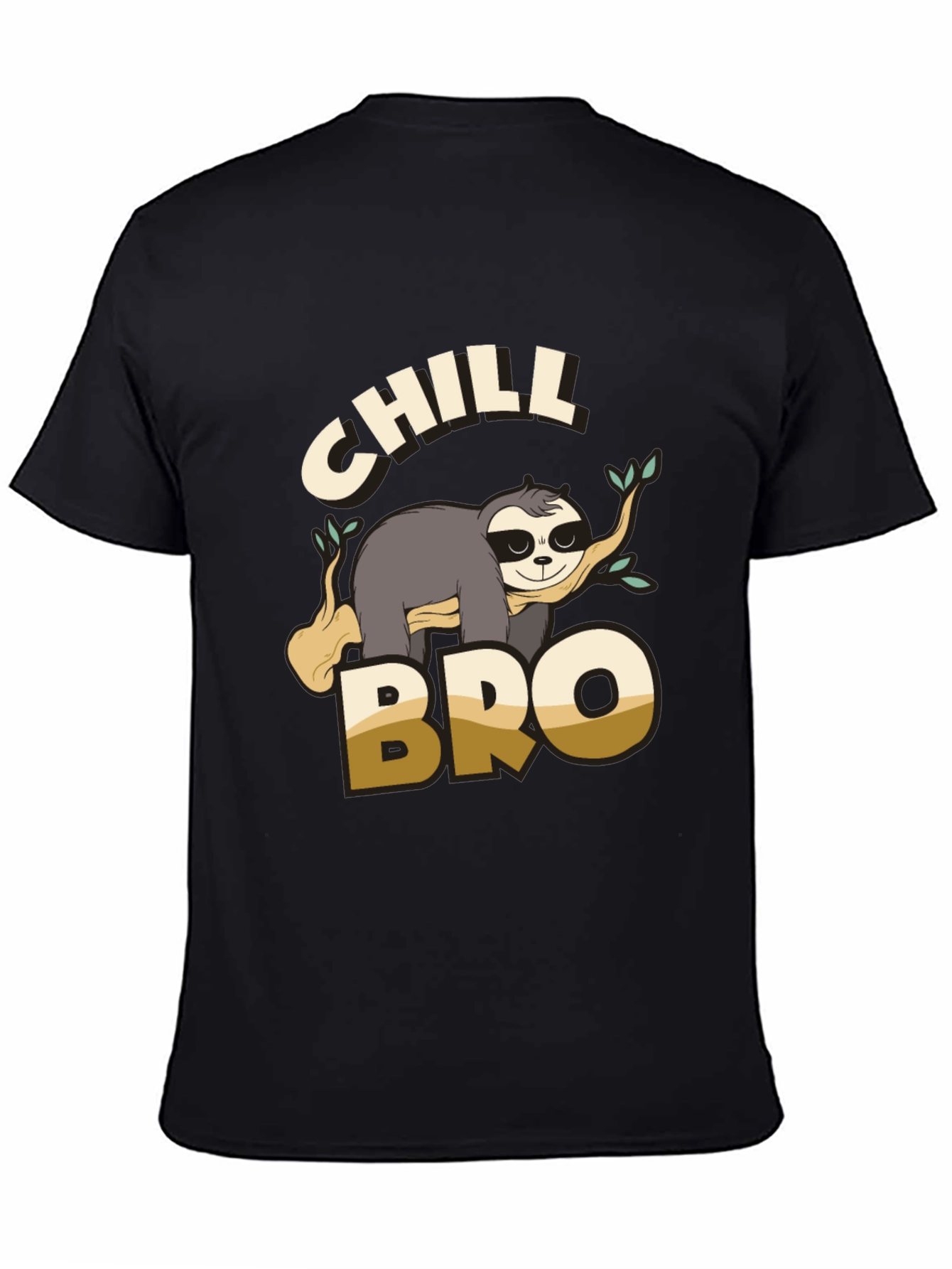 Chill Bro Sloth Graphic T-Shirt