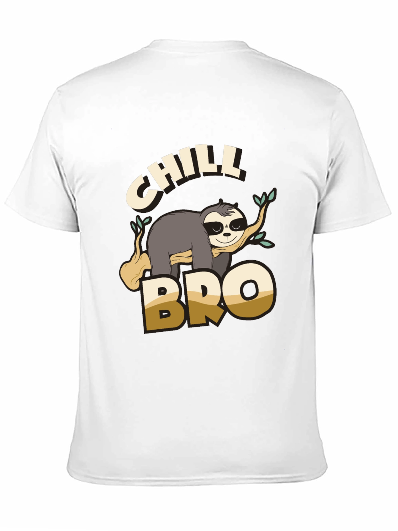 Chill Bro Sloth Graphic T-Shirt