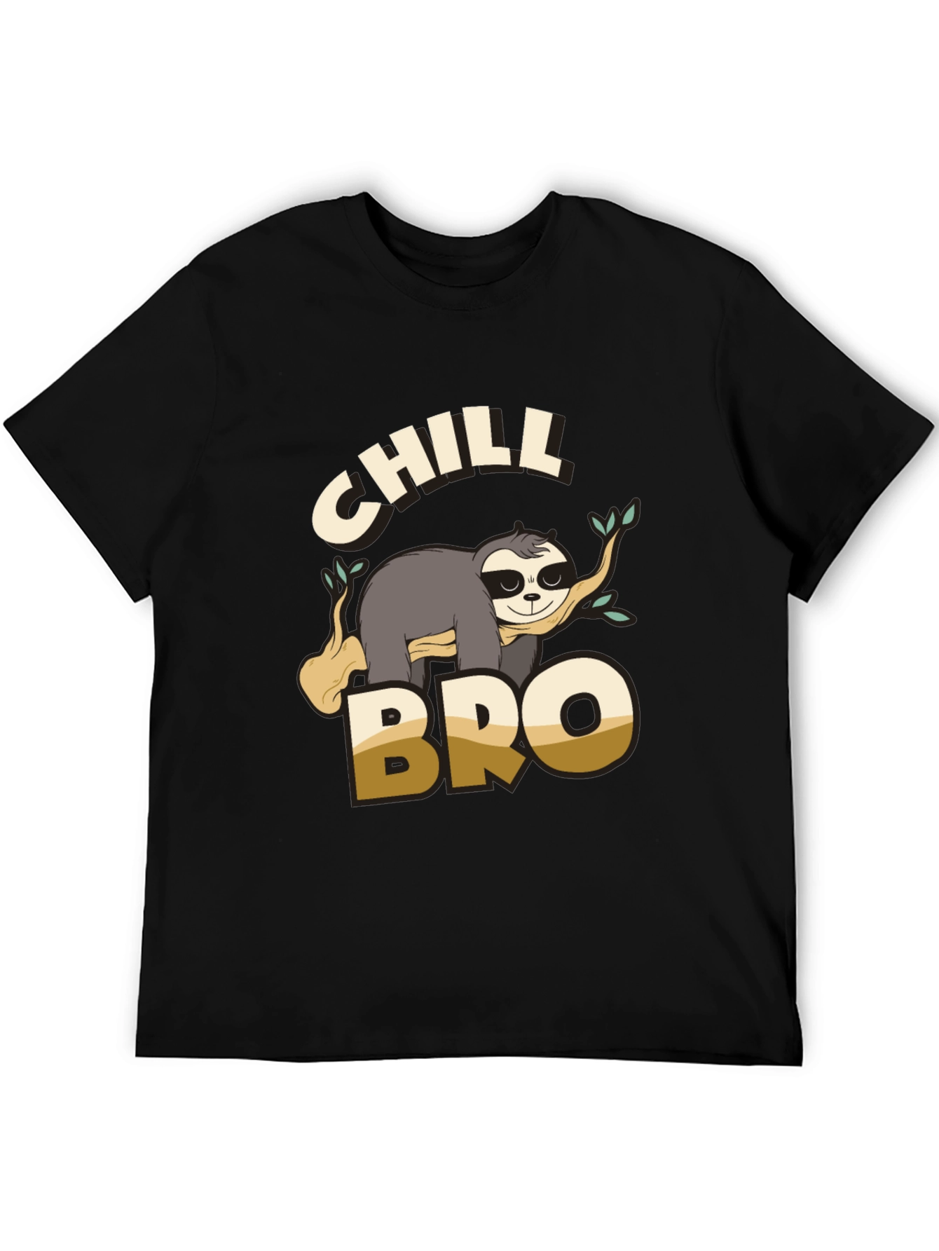 Chill Bro Sloth Graphic T-Shirt