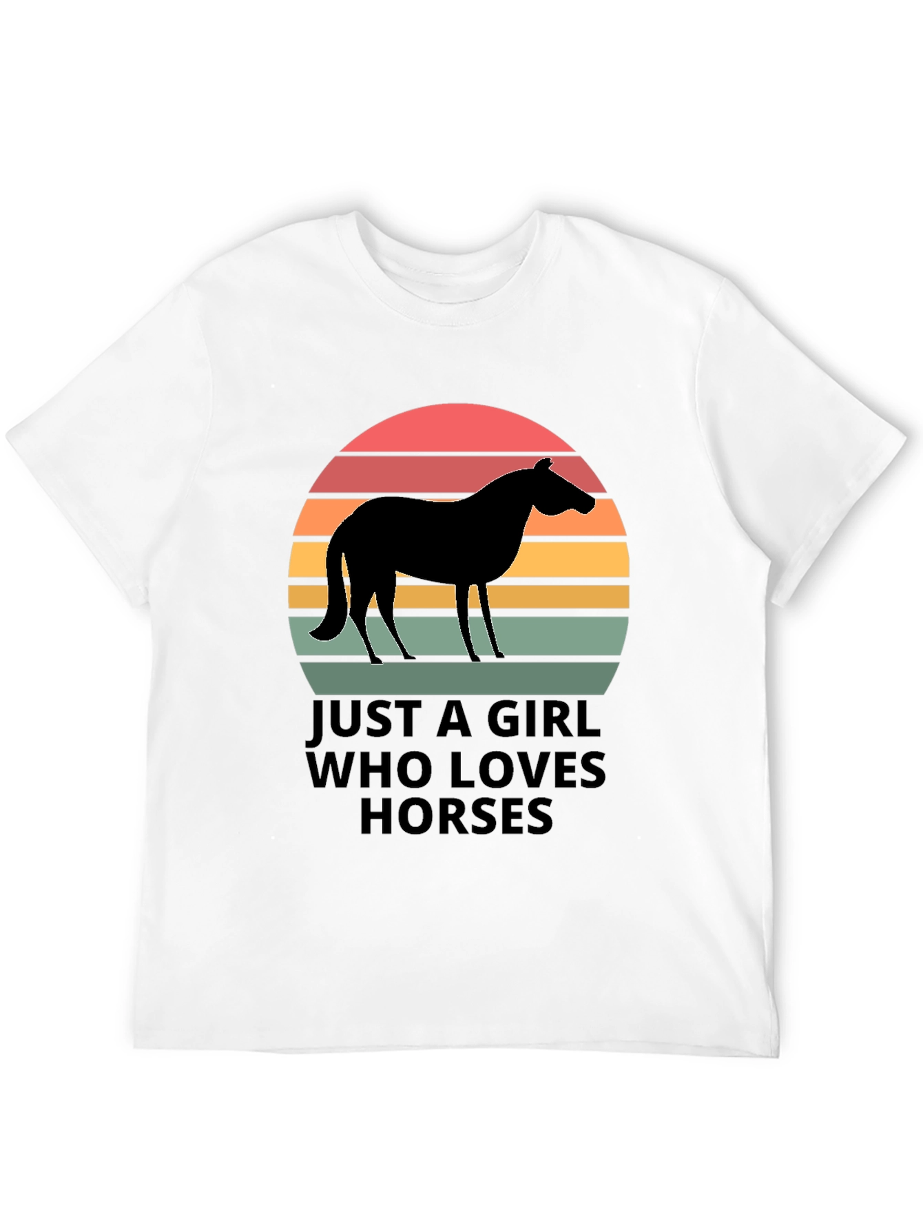 Just A Girl Who Loves Horses Tee