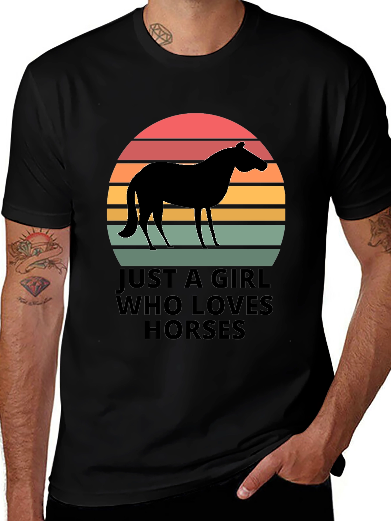 Just A Girl Who Loves Horses Tee
