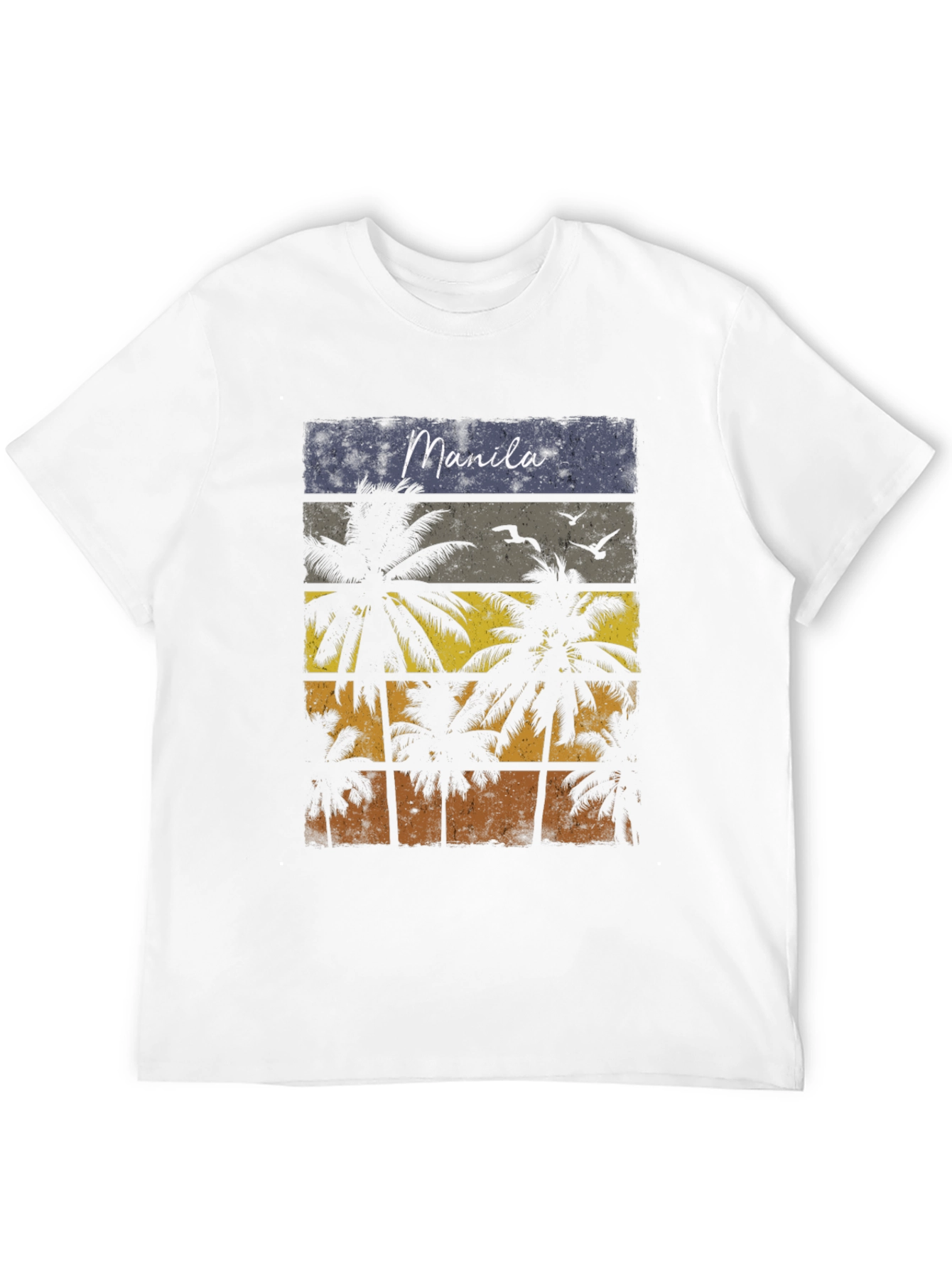 Manila Retro Palm Tree T-Shirt