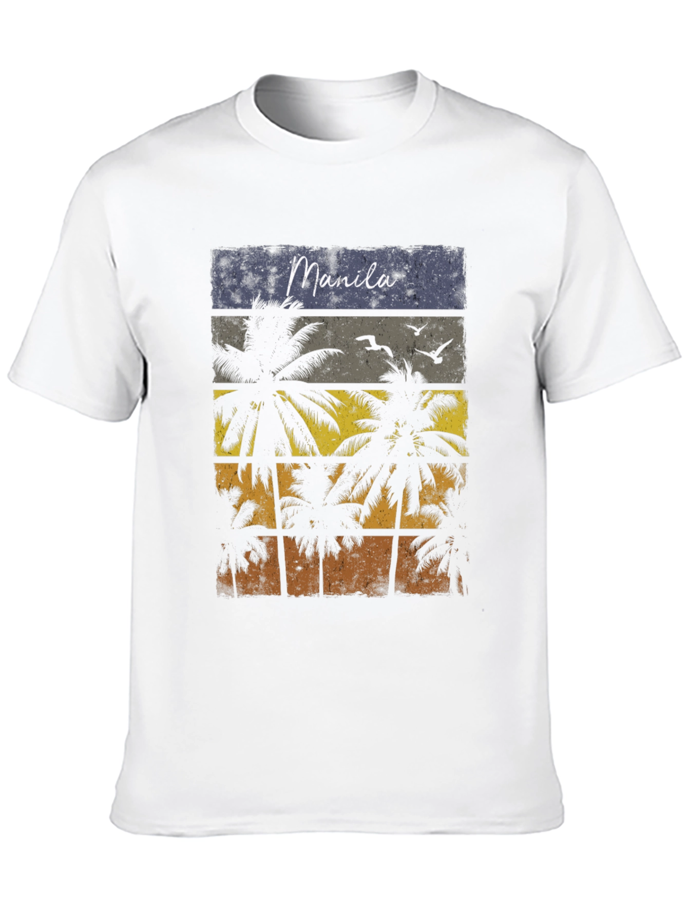 Manila Retro Palm Tree T-Shirt