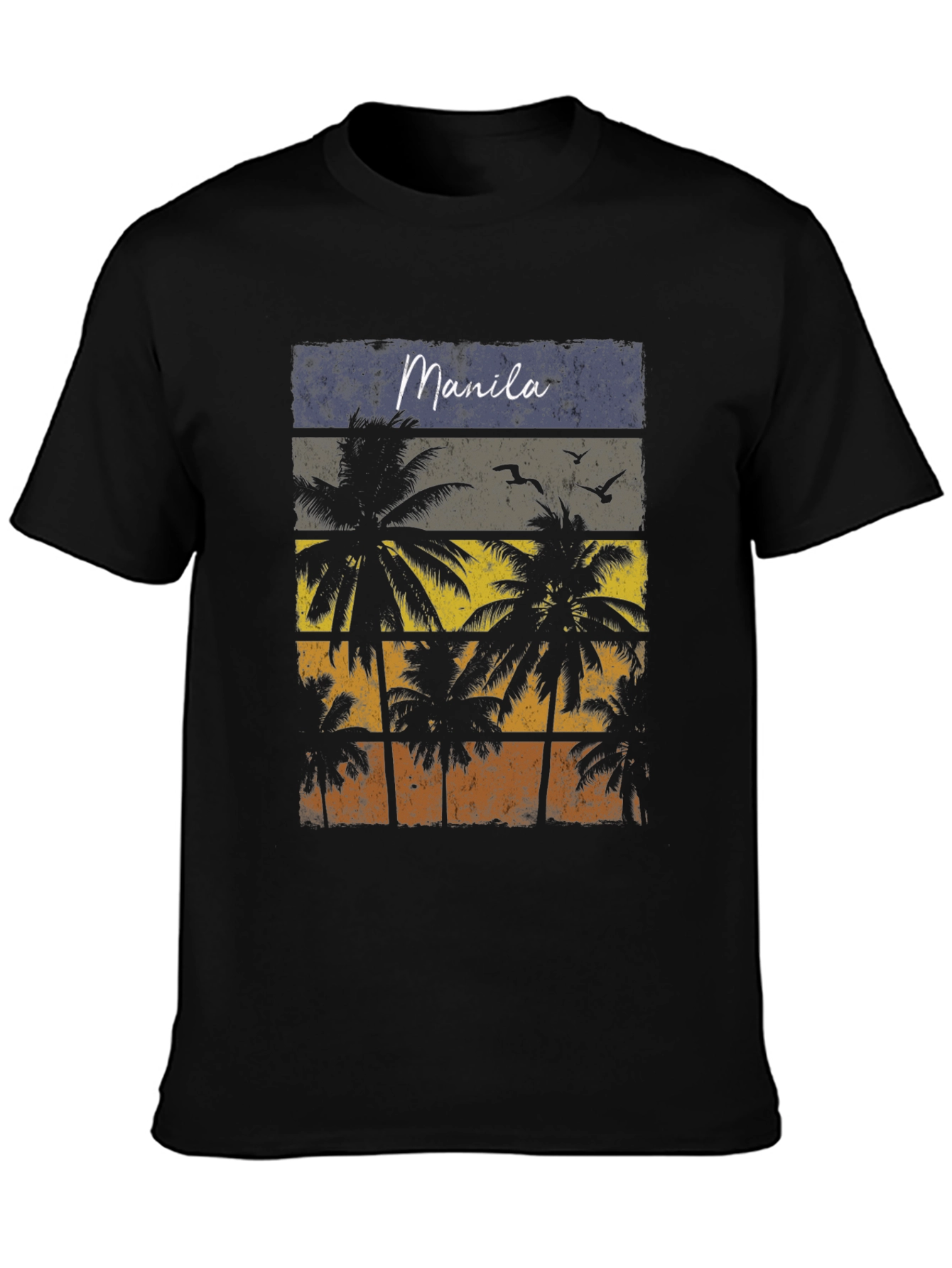 Manila Retro Palm Tree T-Shirt