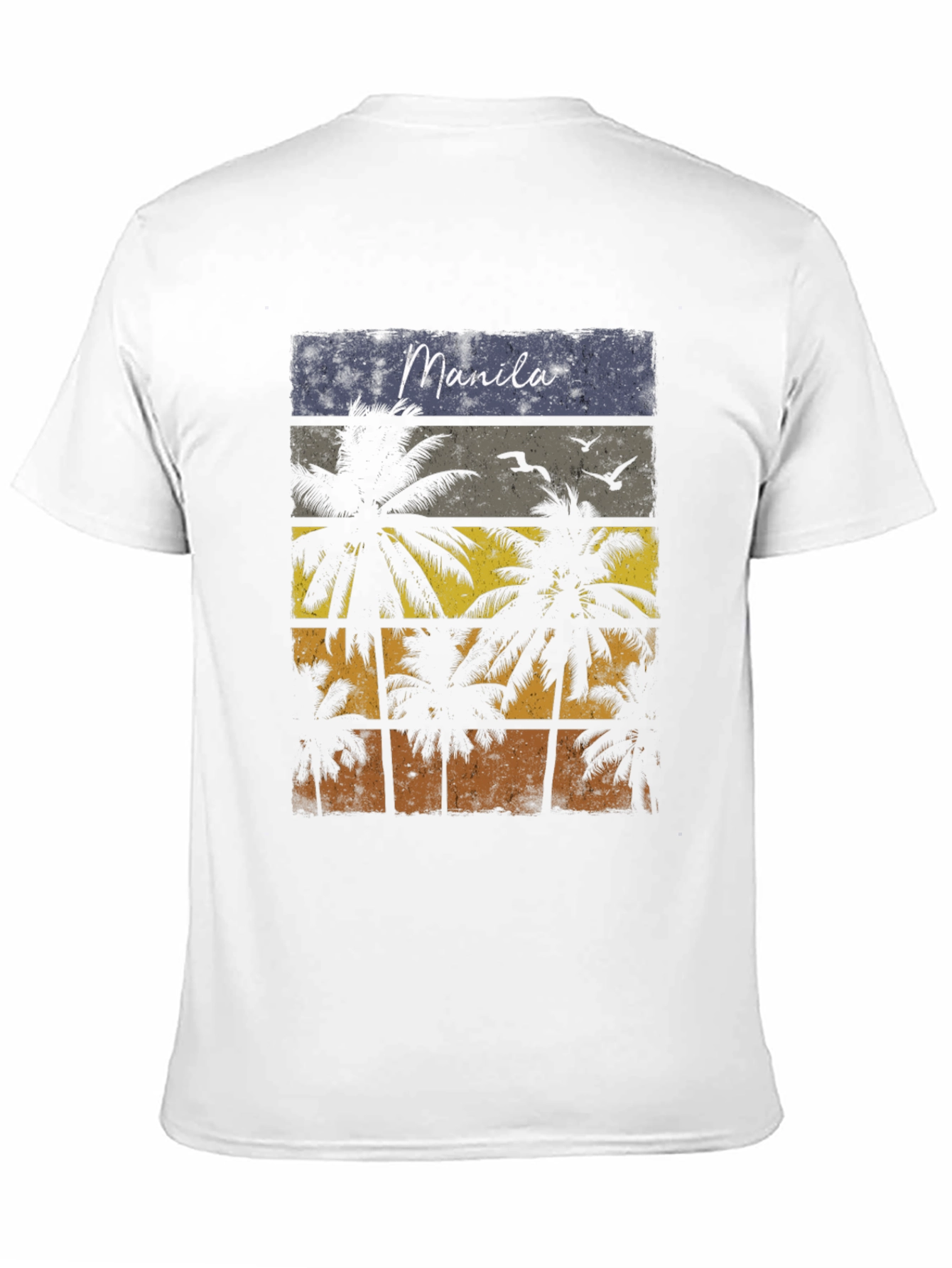 Manila Retro Palm Tree T-Shirt