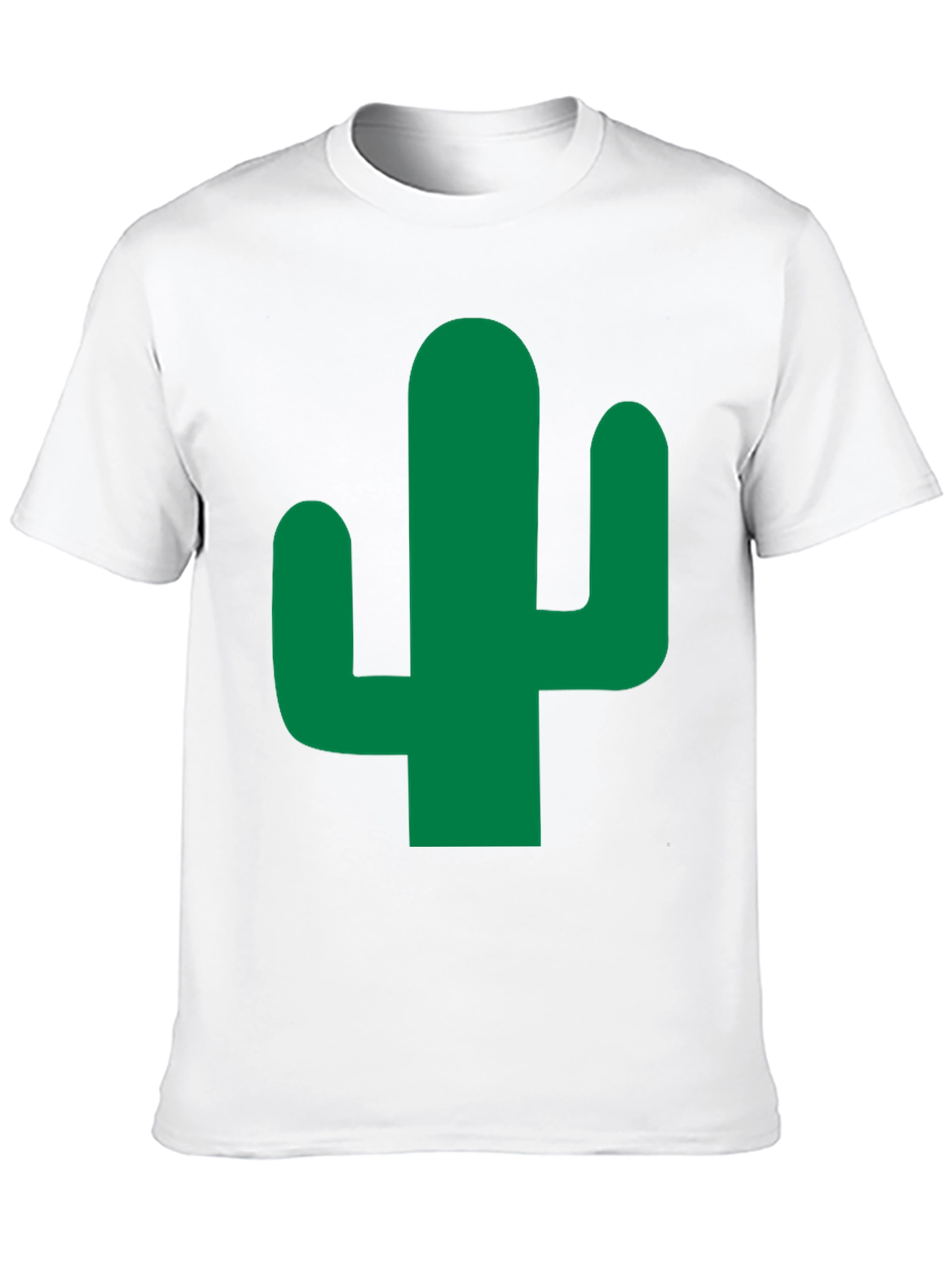 Cactus Graphic Tee - Mens Black Cotton T-Shirt