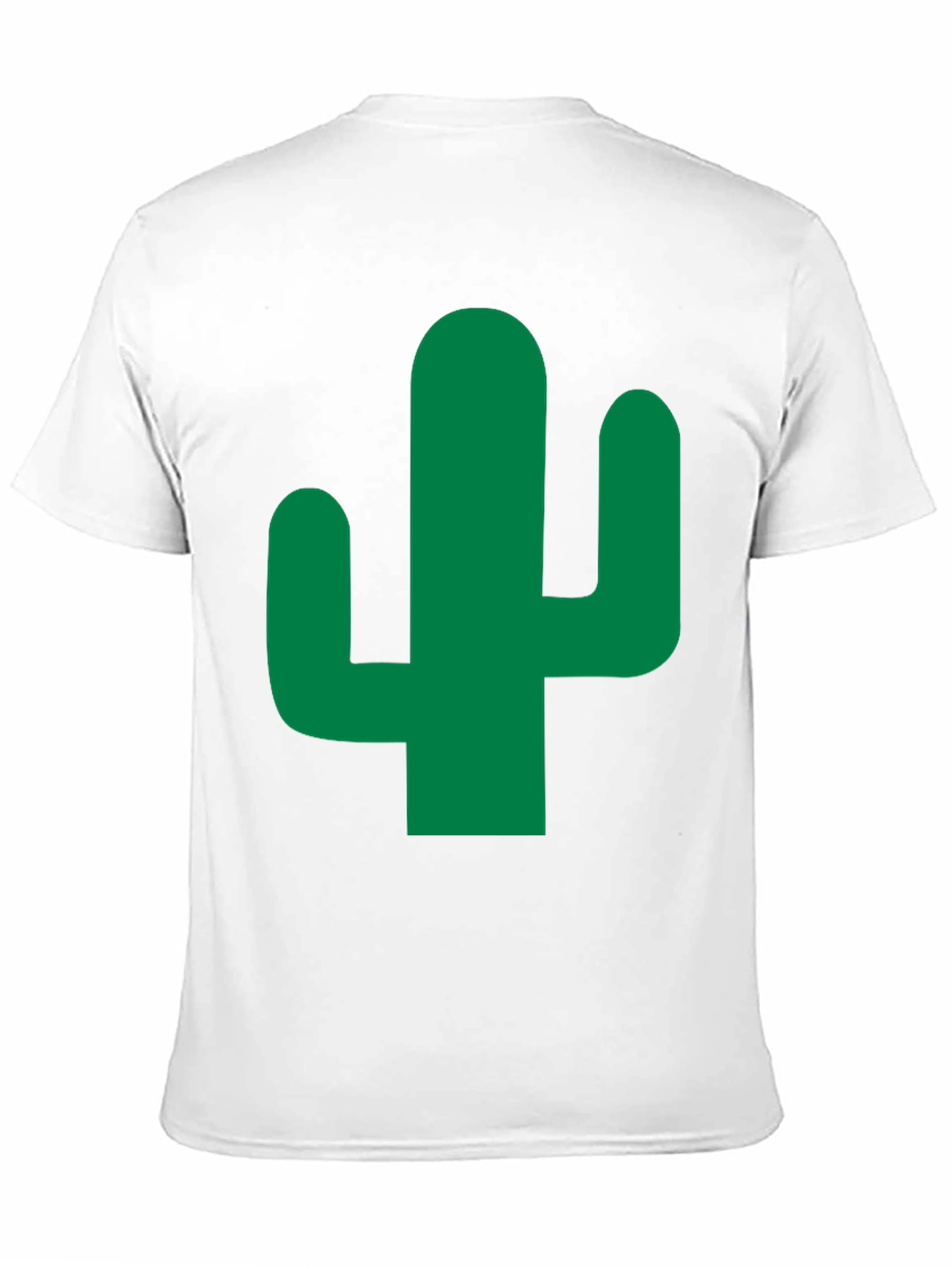 Cactus Graphic Tee - Mens Black Cotton T-Shirt