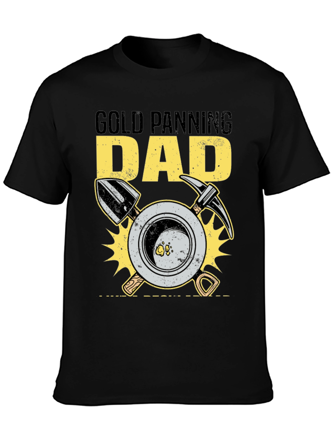 Gold Panning Dad Graphic T-Shirt