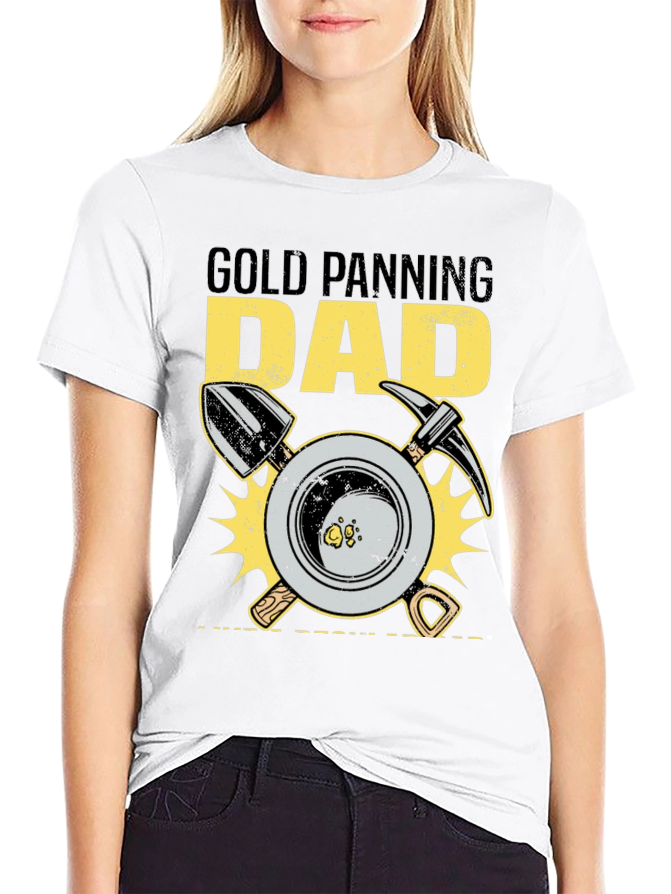 Gold Panning Dad Graphic T-Shirt