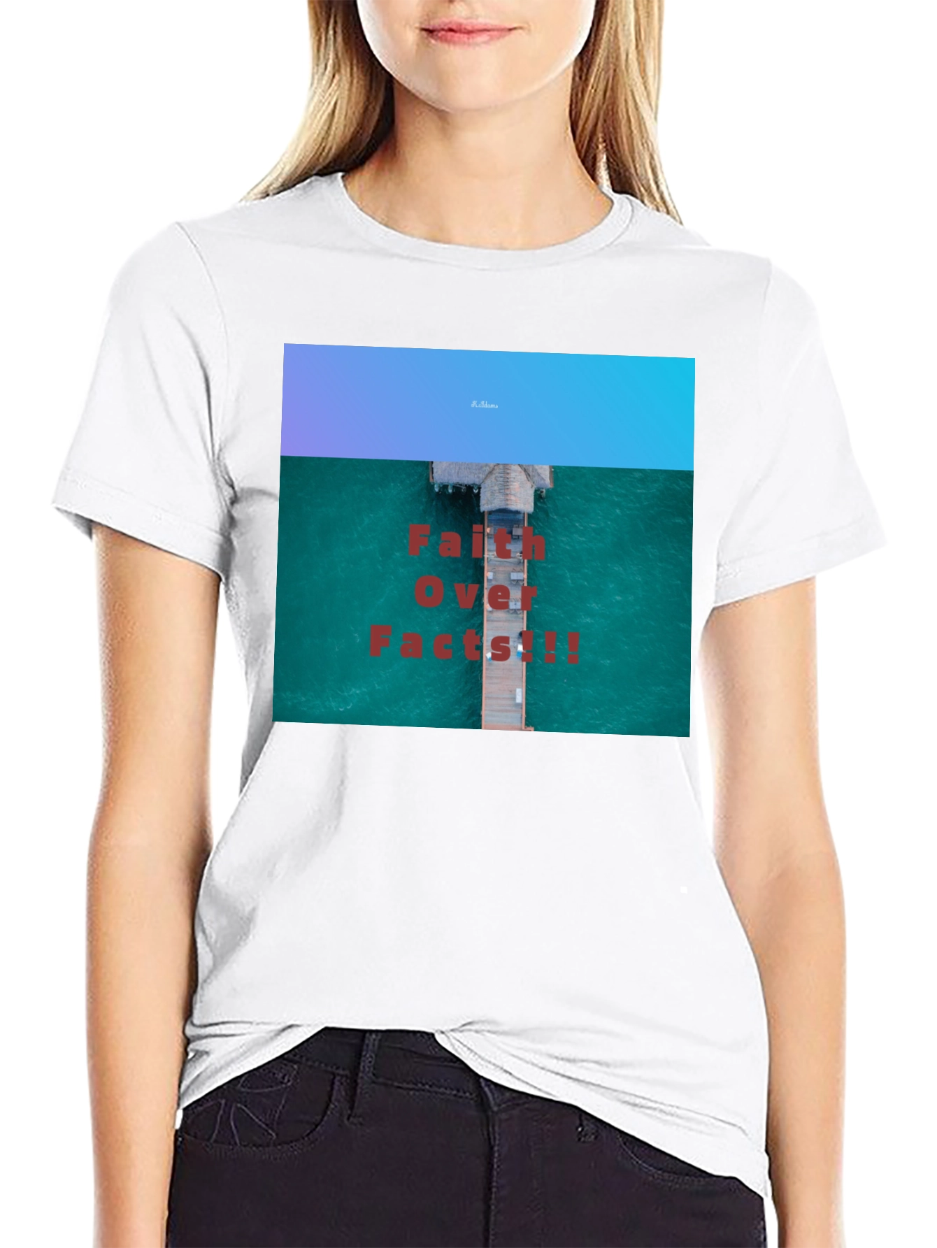 Faith Over Facts Black T-Shirt