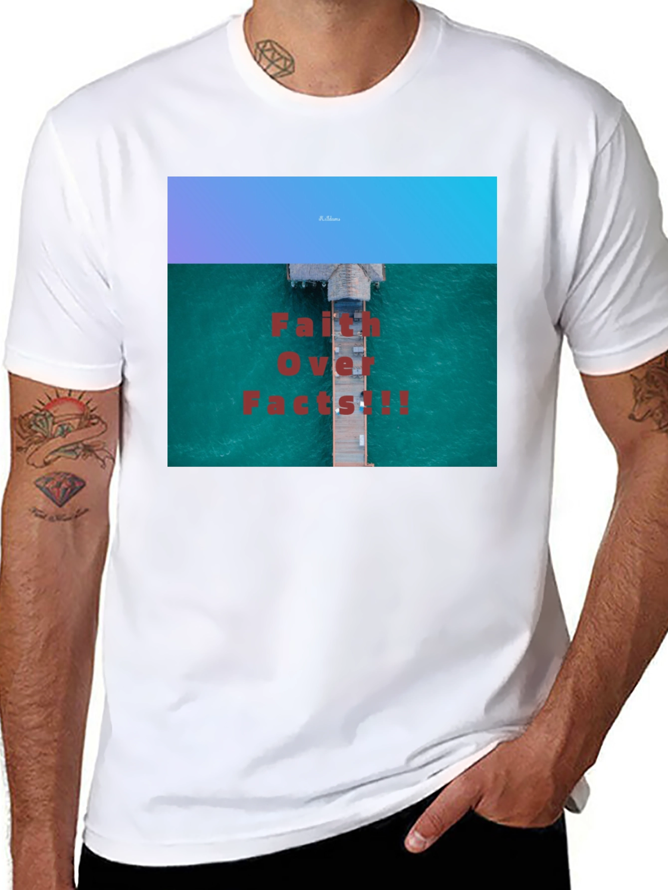 Faith Over Facts Black T-Shirt