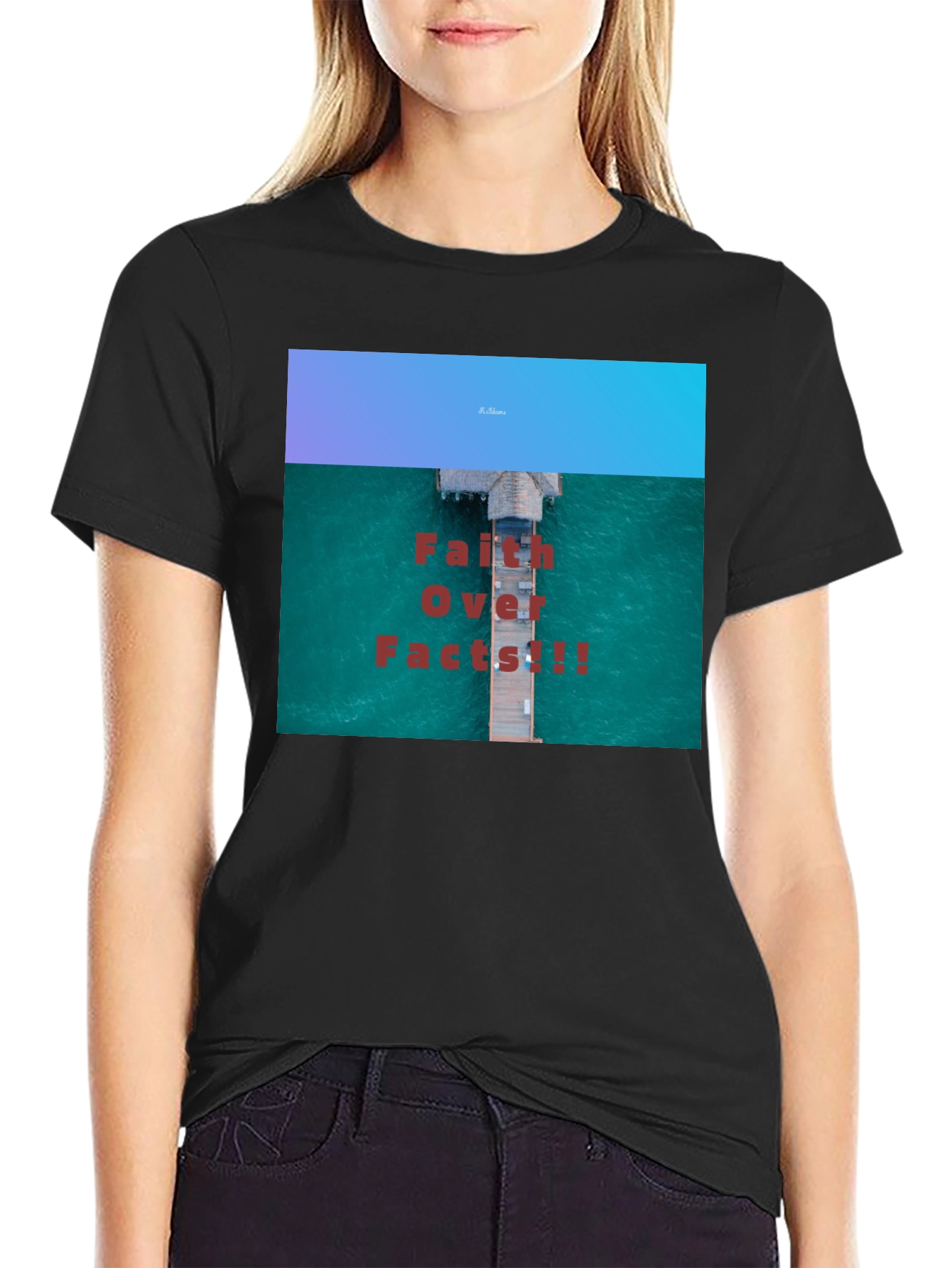 Faith Over Facts Black T-Shirt