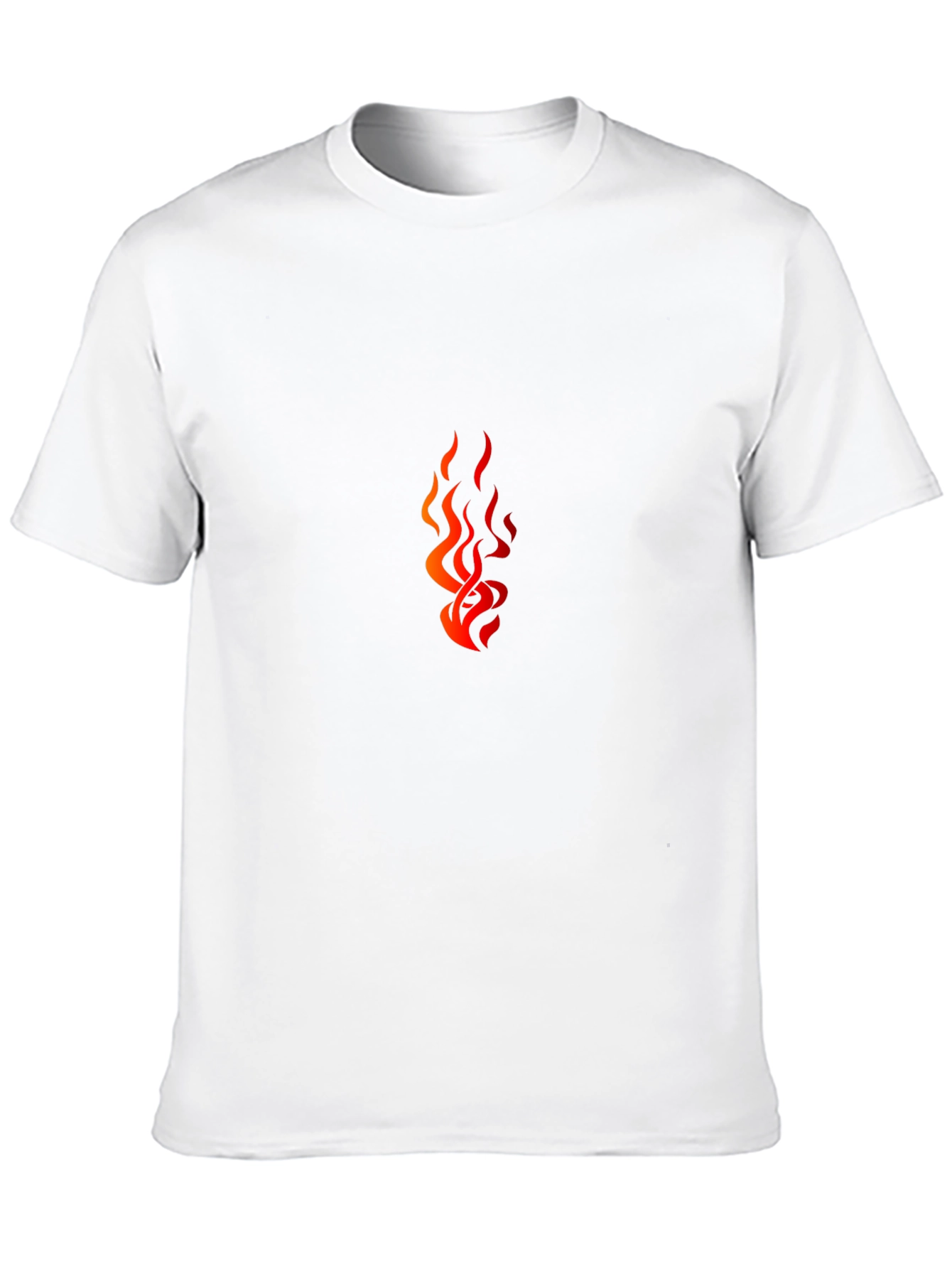 Flame Graphic Black T-Shirt