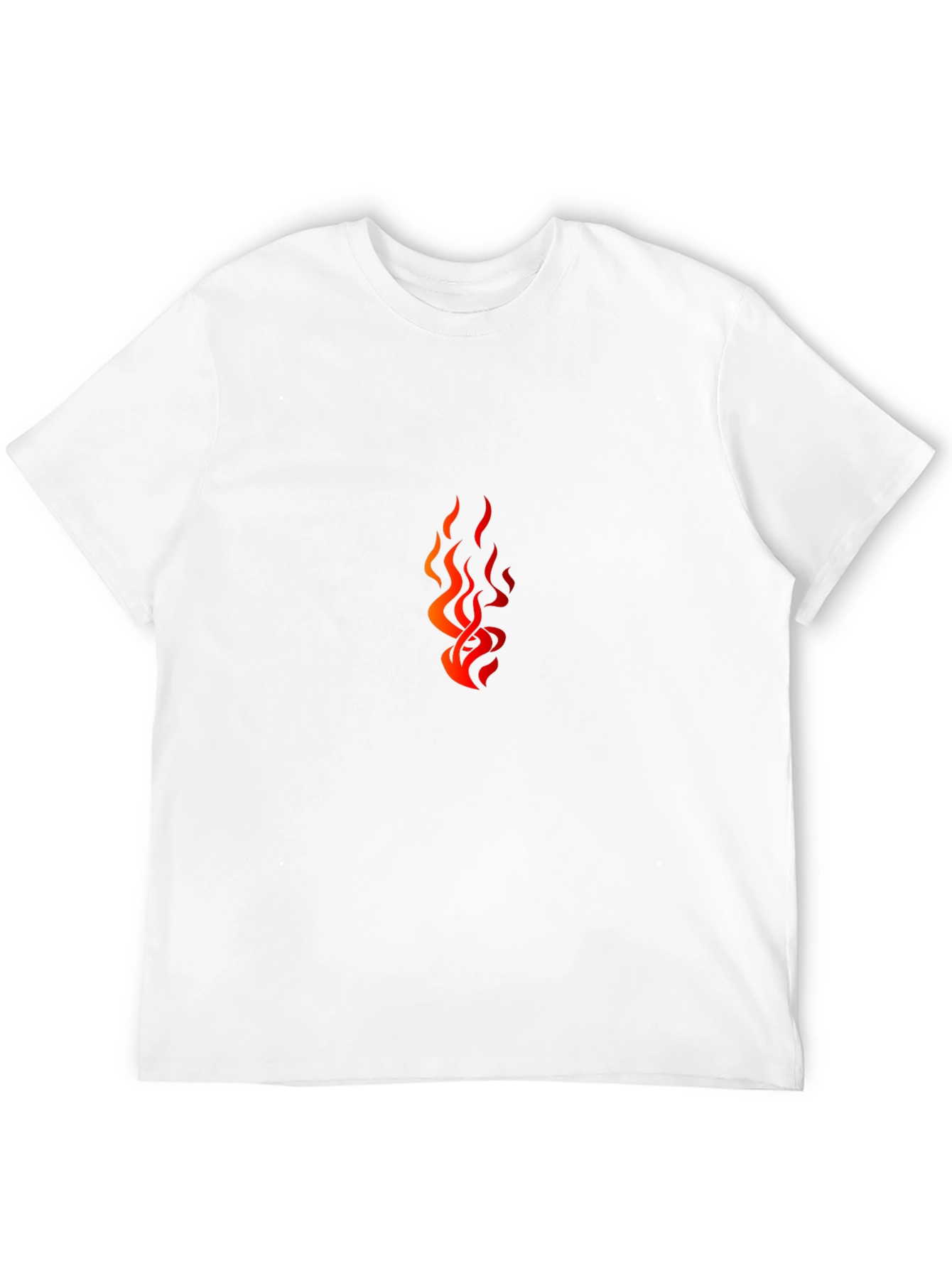 Flame Graphic Black T-Shirt