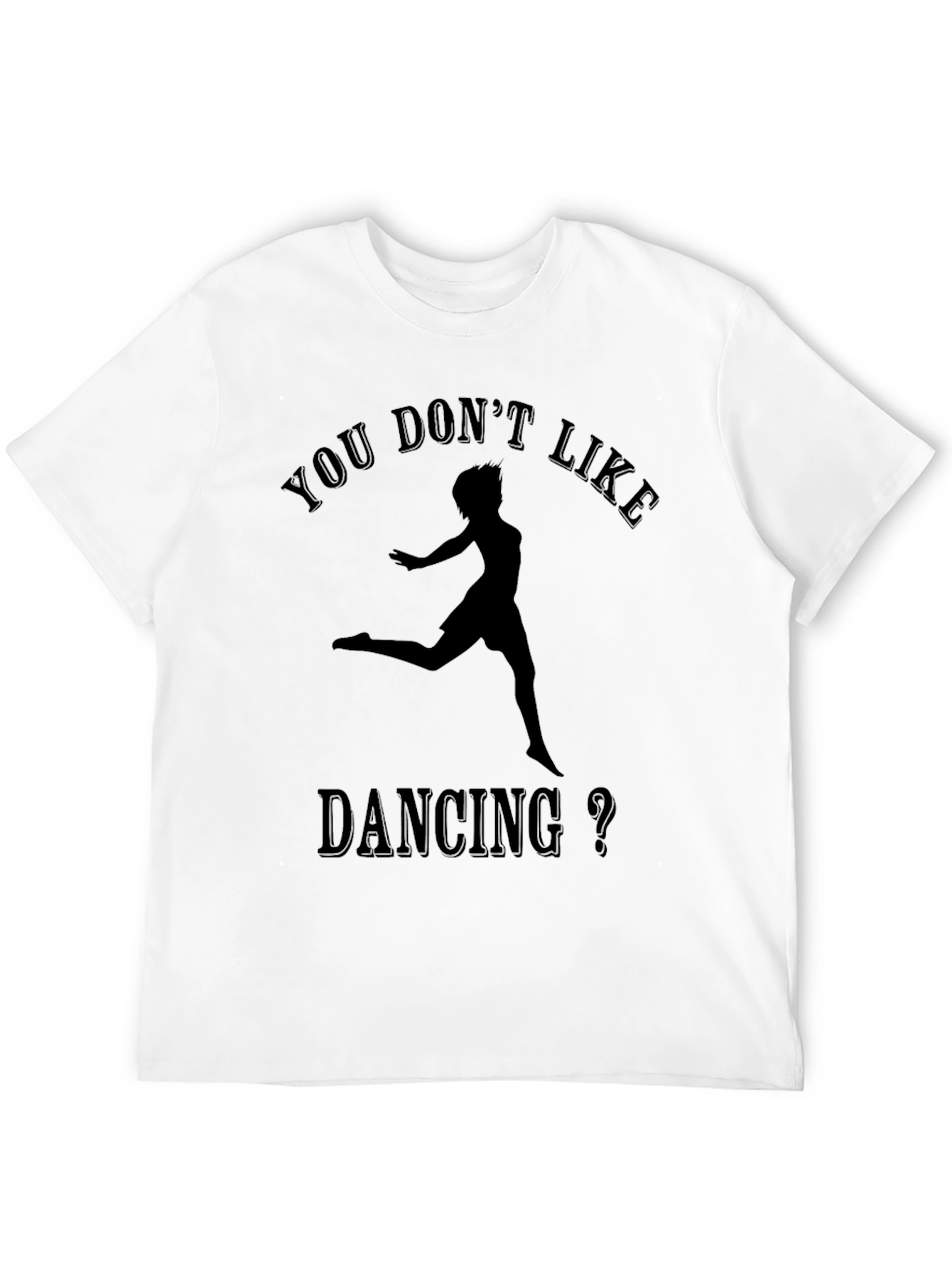 Dancing Silhouette T-Shirt - Unisex Black Tee
