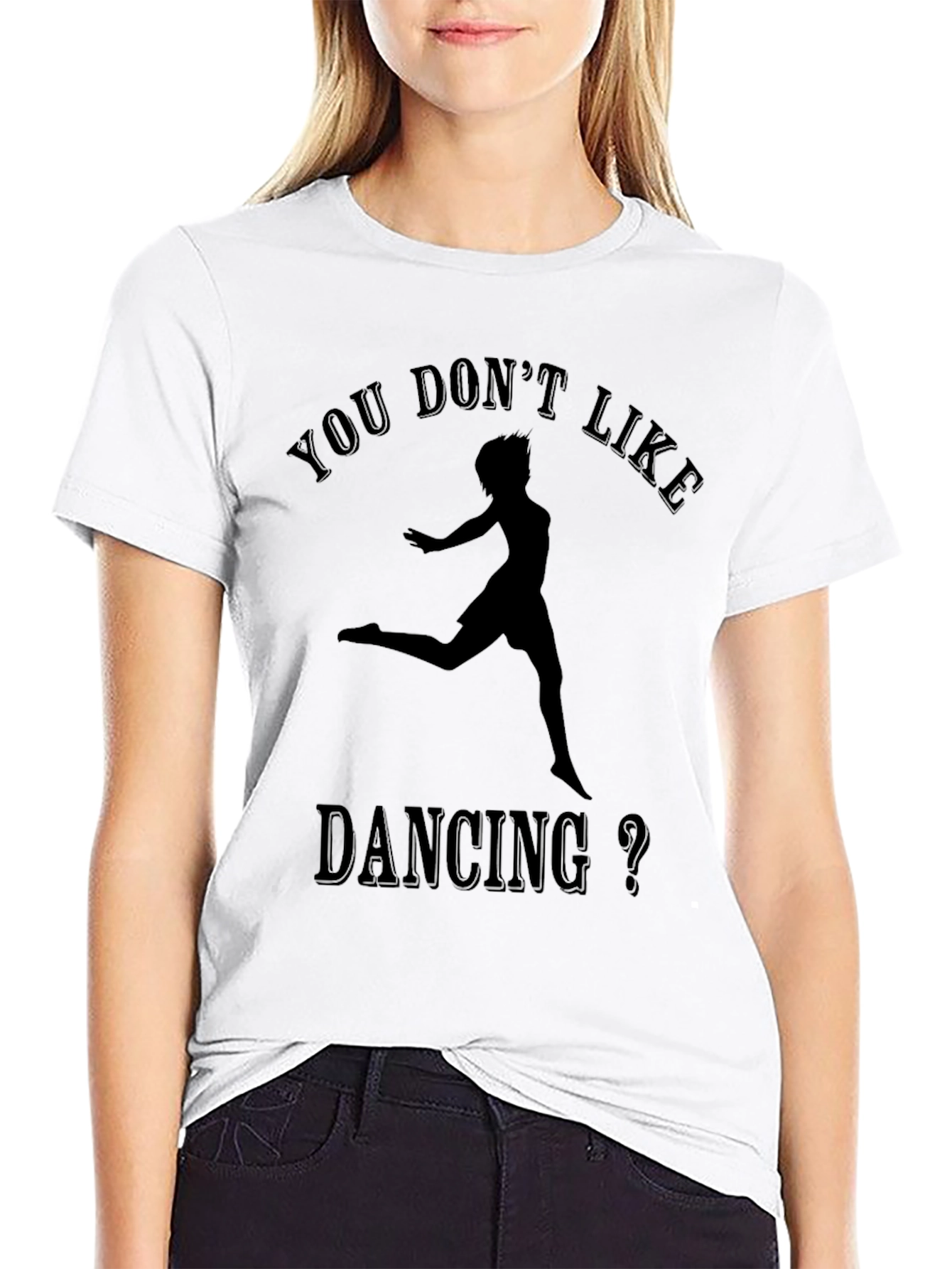 Dancing Silhouette T-Shirt - Unisex Black Tee