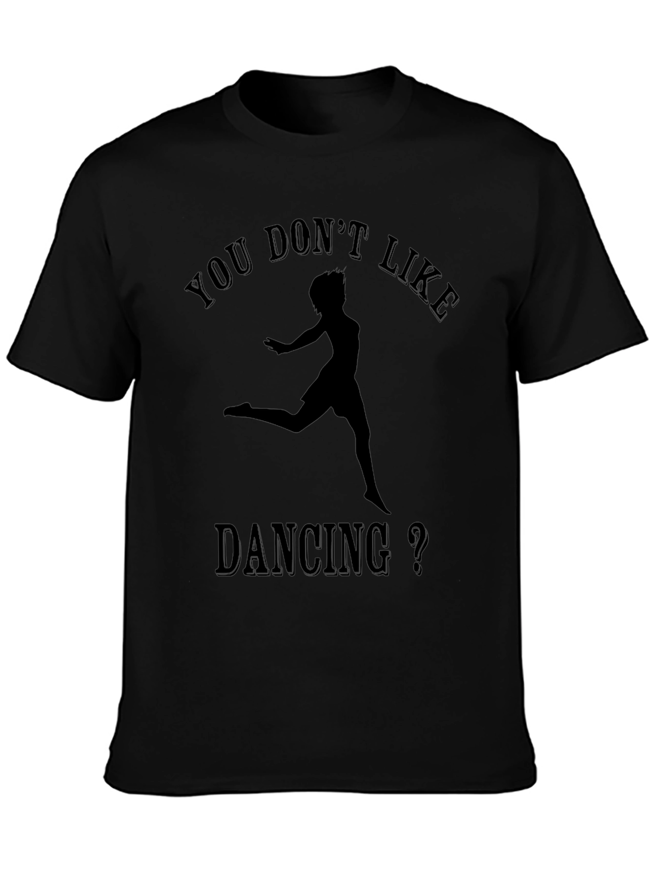 Dancing Silhouette T-Shirt - Unisex Black Tee