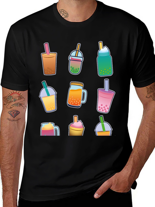 Boba Tea T-Shirt - Cute Drinks Graphic Tee