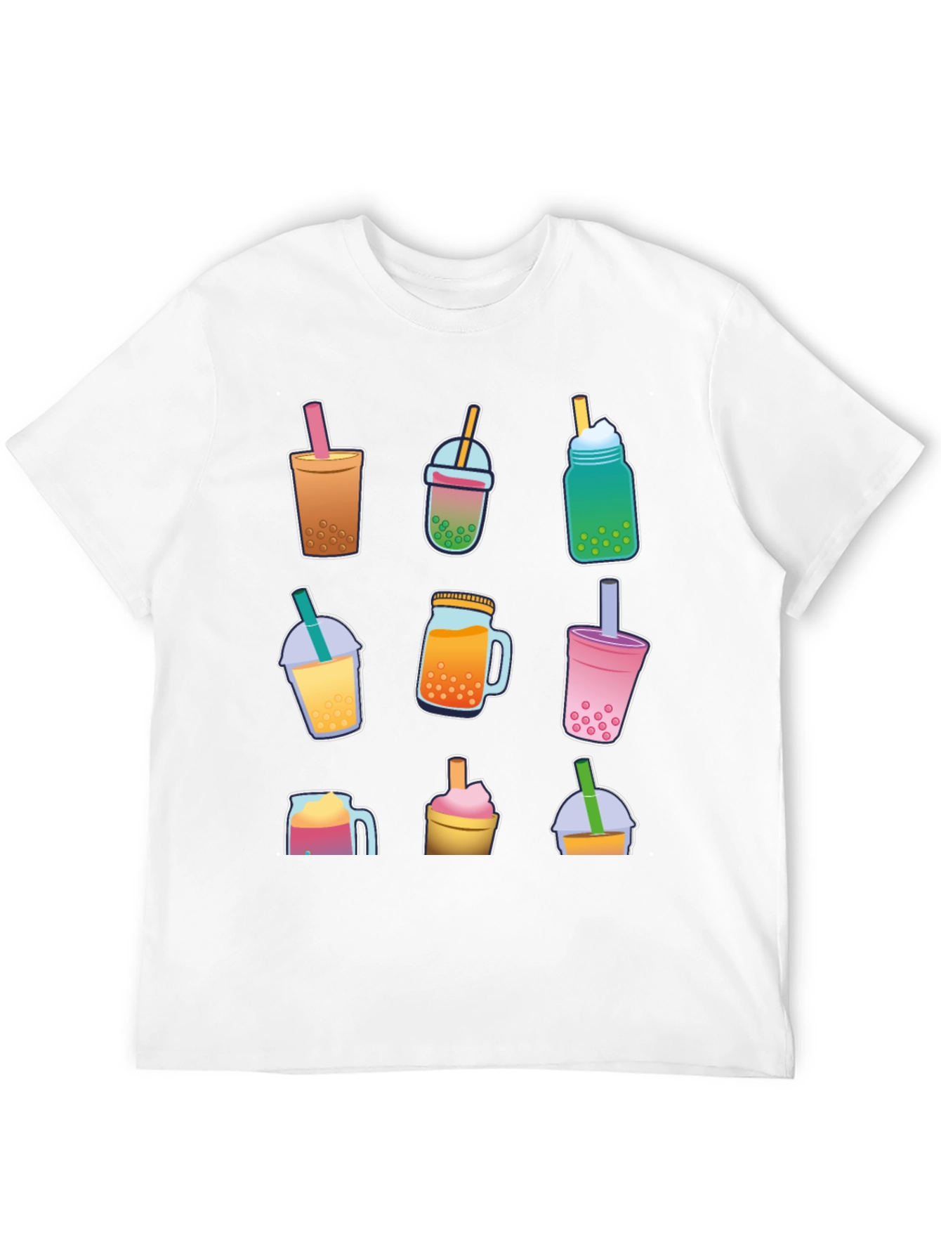 Boba Tea T-Shirt - Cute Drinks Graphic Tee