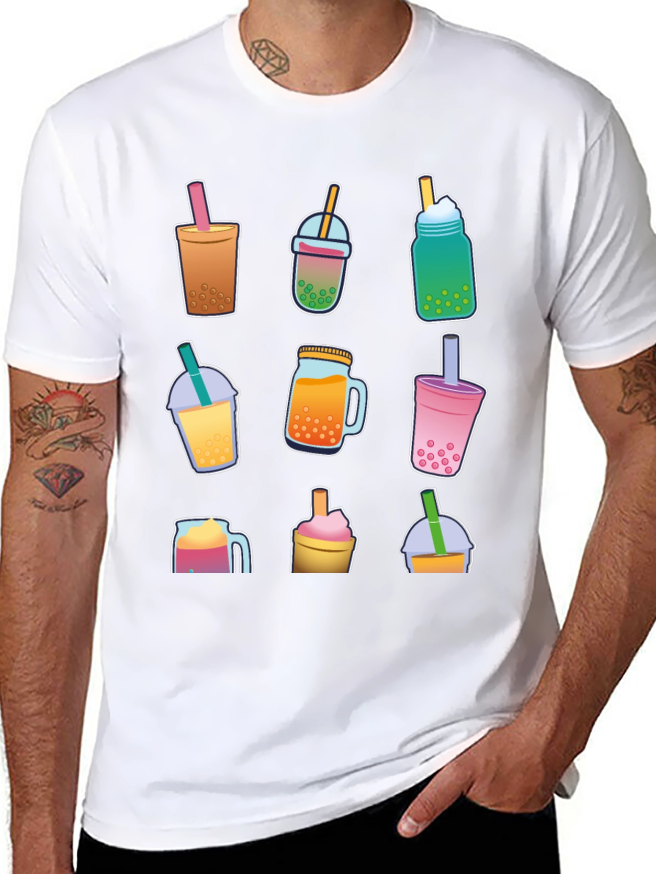 Boba Tea T-Shirt - Cute Drinks Graphic Tee