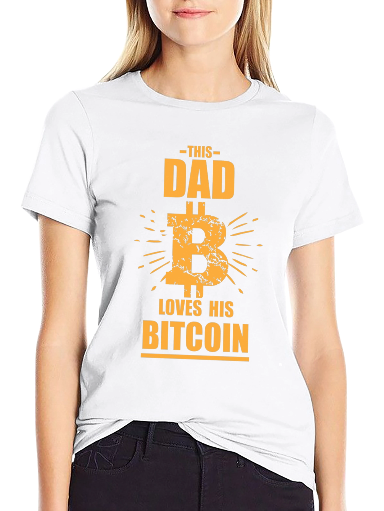 Bitcoin Dad Tee - Crypto Lover Shirt