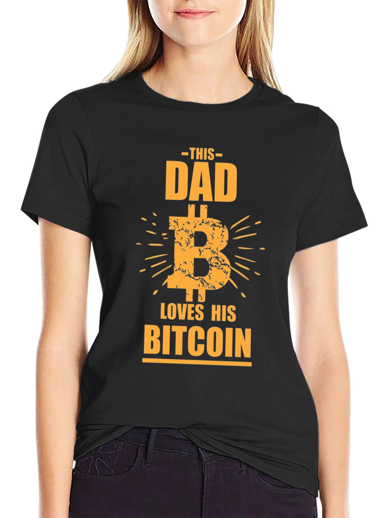 Bitcoin Dad Tee - Crypto Lover Shirt