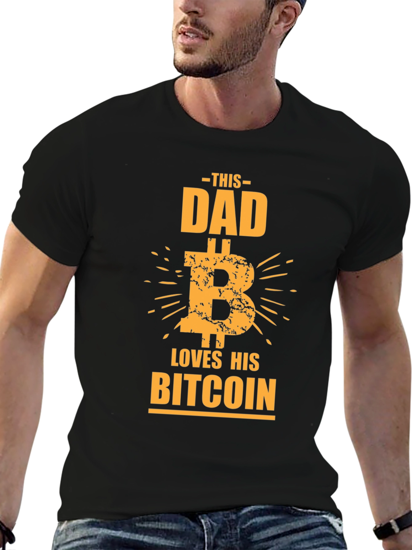 Bitcoin Dad Tee - Crypto Lover Shirt