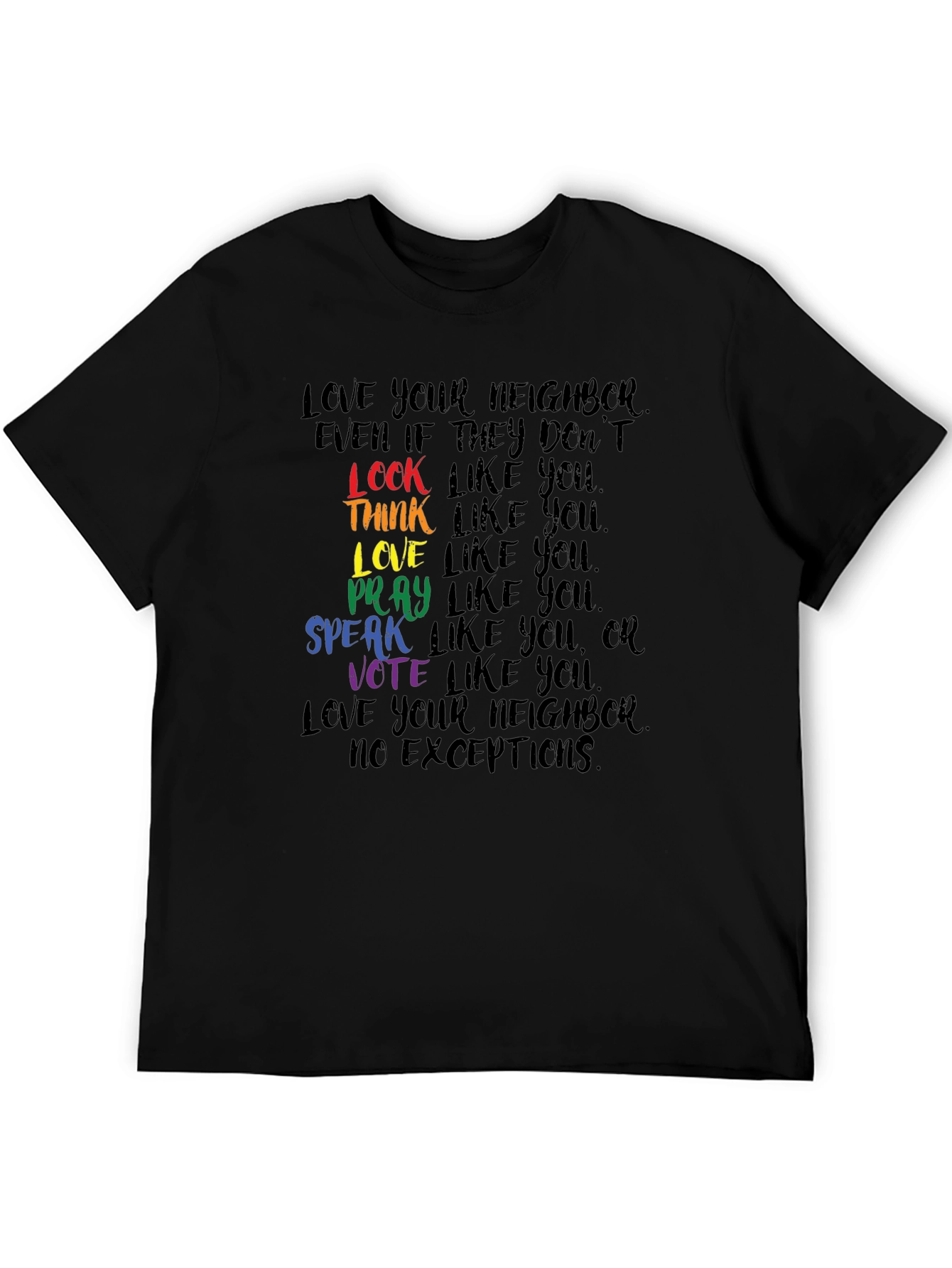 Love Your Neighbor T-Shirt - Equality & Inclusion