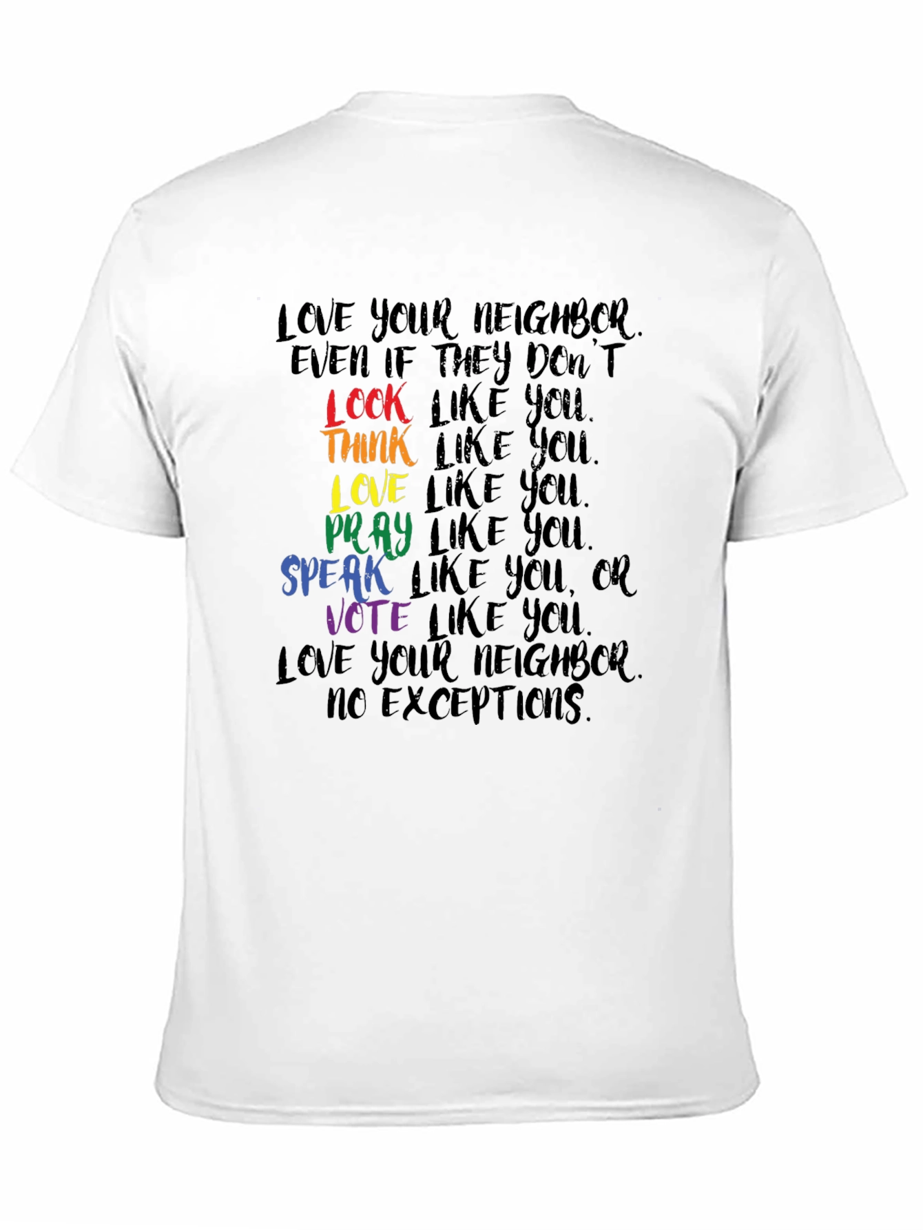 Love Your Neighbor T-Shirt - Equality & Inclusion
