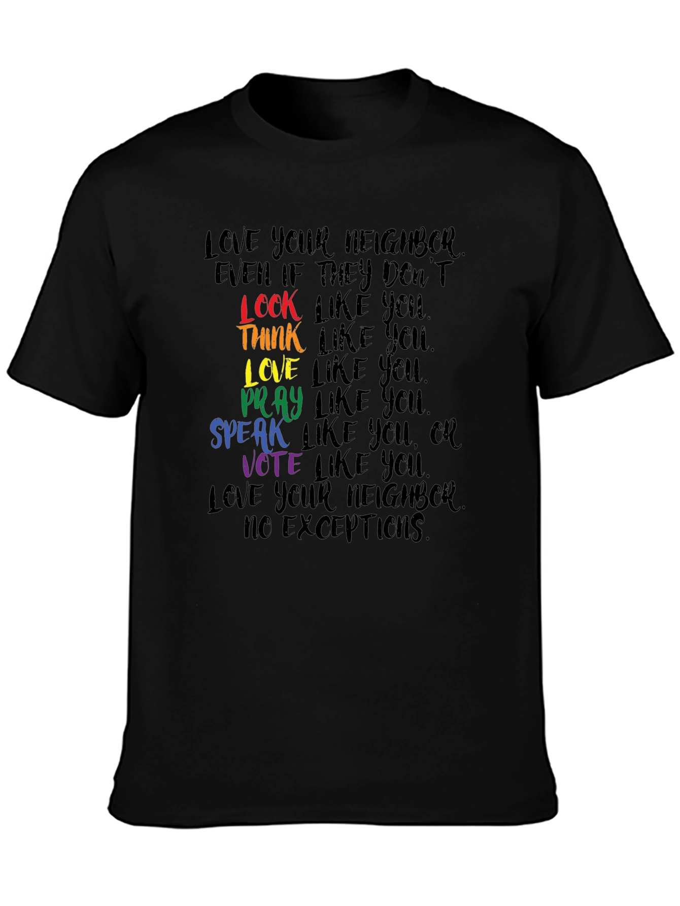 Love Your Neighbor T-Shirt - Equality & Inclusion