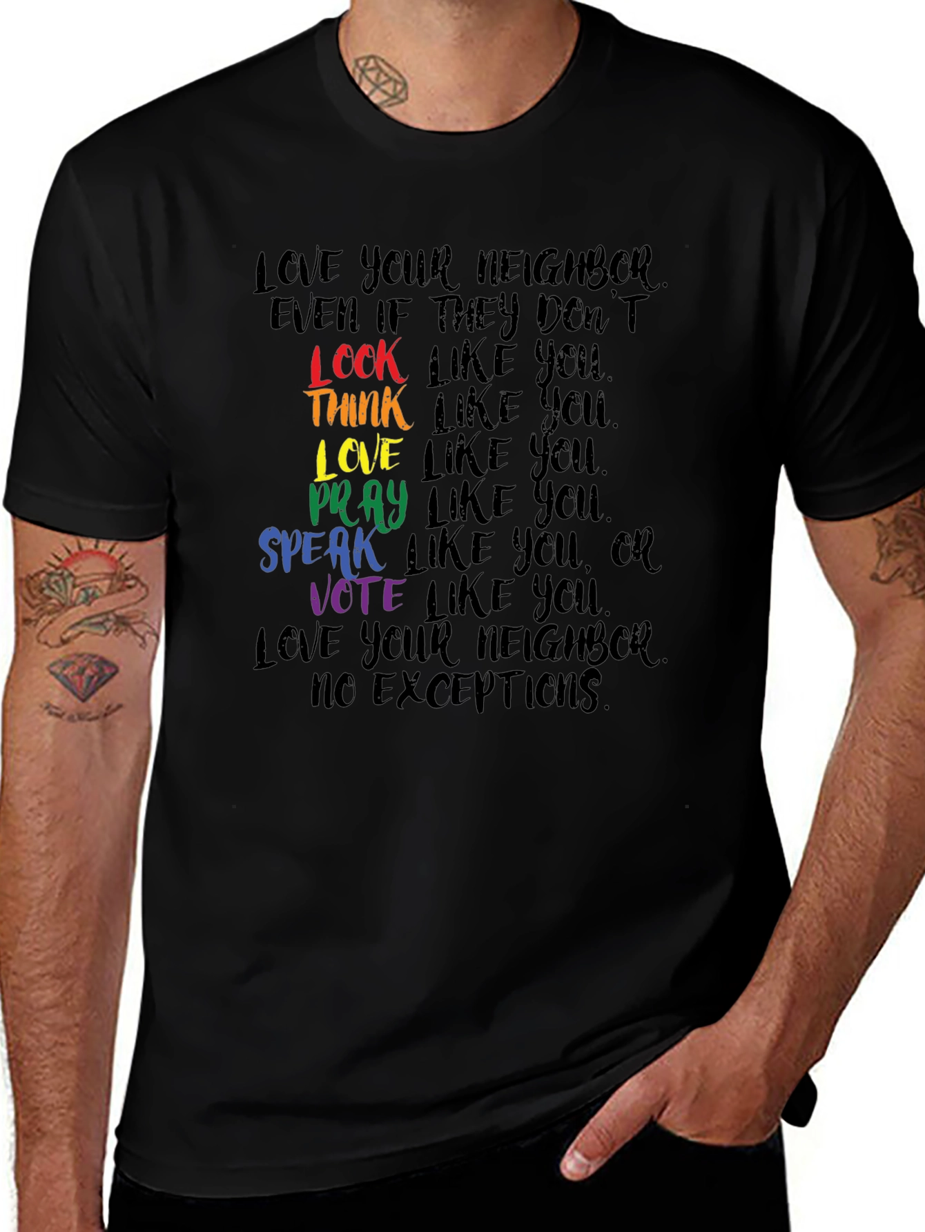 Love Your Neighbor T-Shirt - Equality & Inclusion