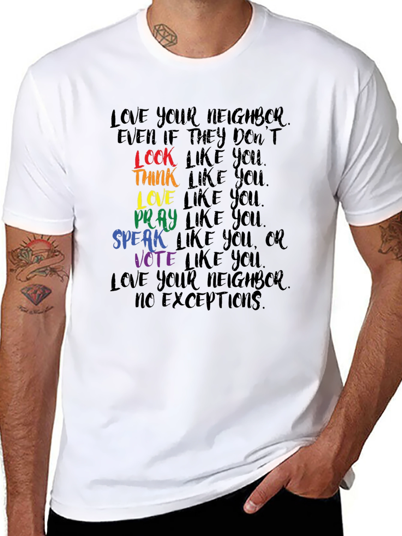 Love Your Neighbor T-Shirt - Equality & Inclusion