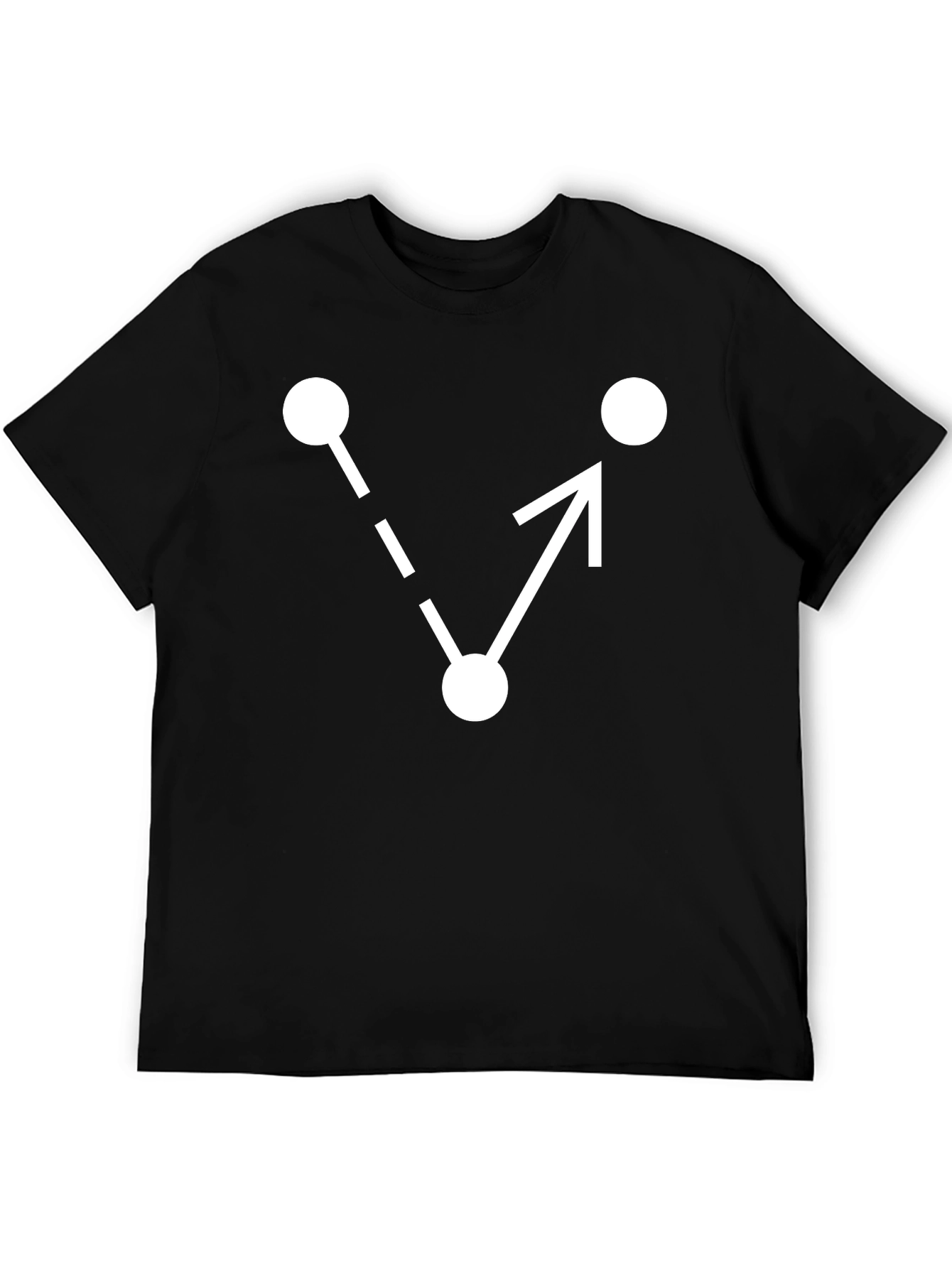 Geometric Arrow T-Shirt - Minimalist Design