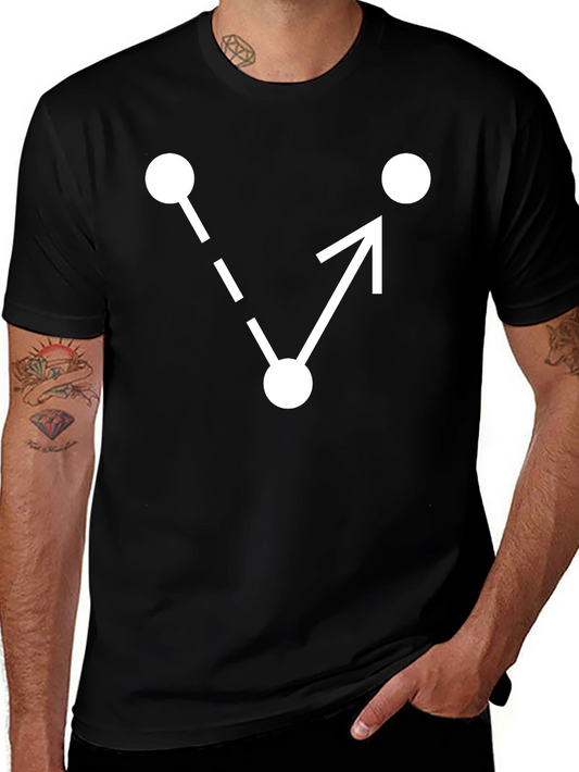 Geometric Arrow T-Shirt - Minimalist Design