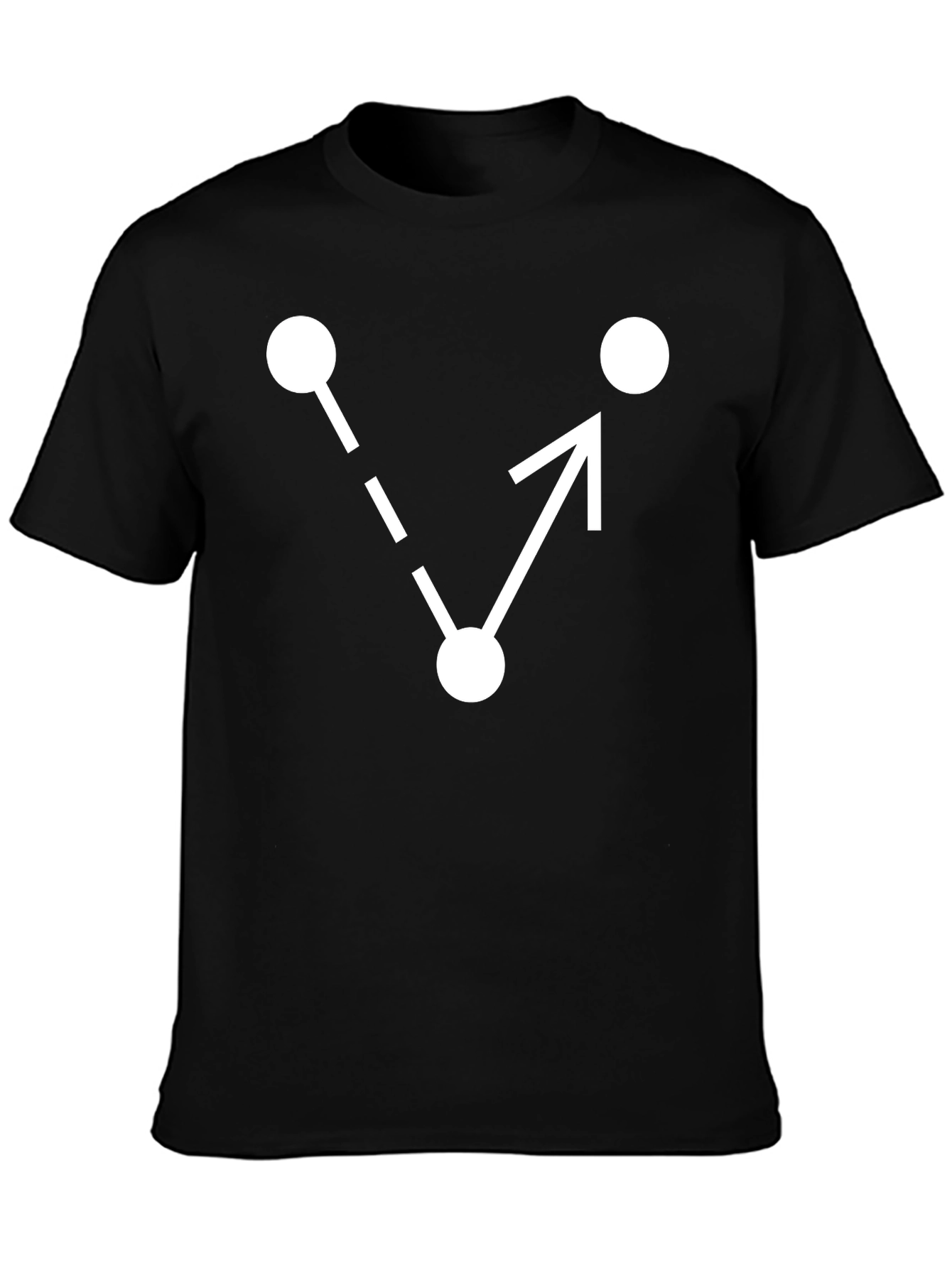 Geometric Arrow T-Shirt - Minimalist Design