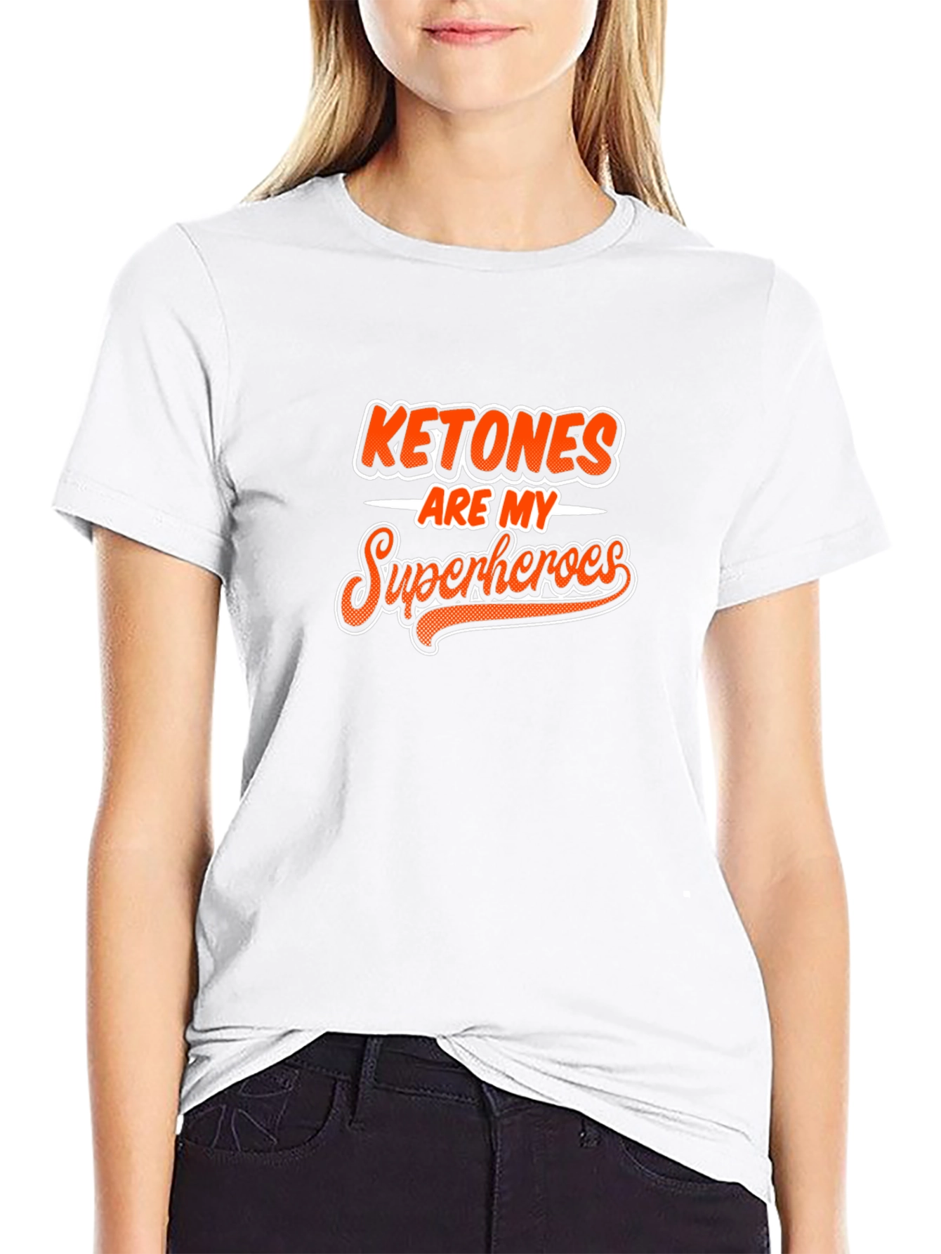 Ketones Are My Superheroes Black Graphic Tee