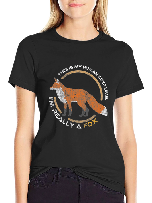 Im Really a Fox T-Shirt - Funny Animal Costume Tee