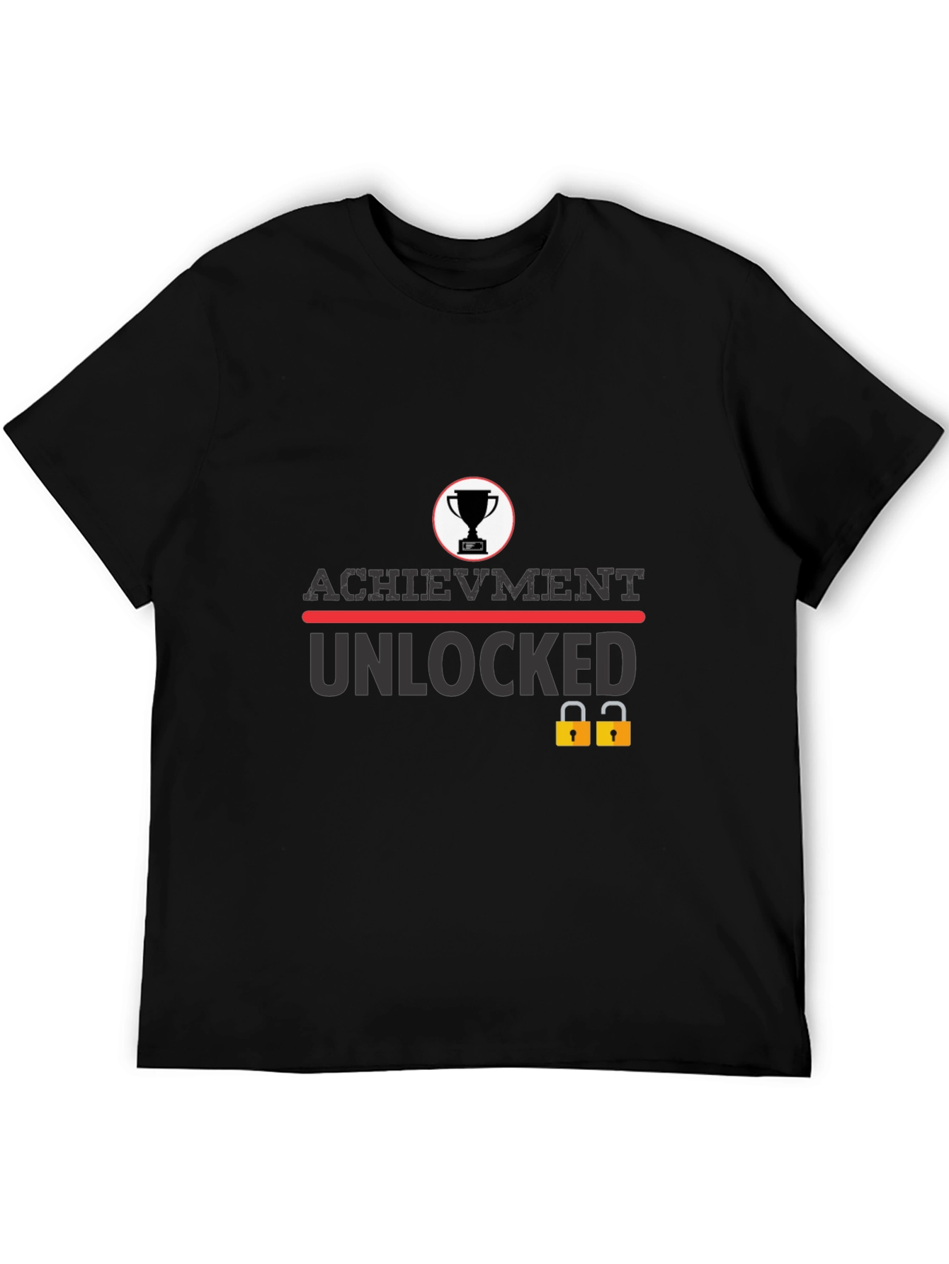 Achievement Unlocked Graphic Tee - Gamer Style