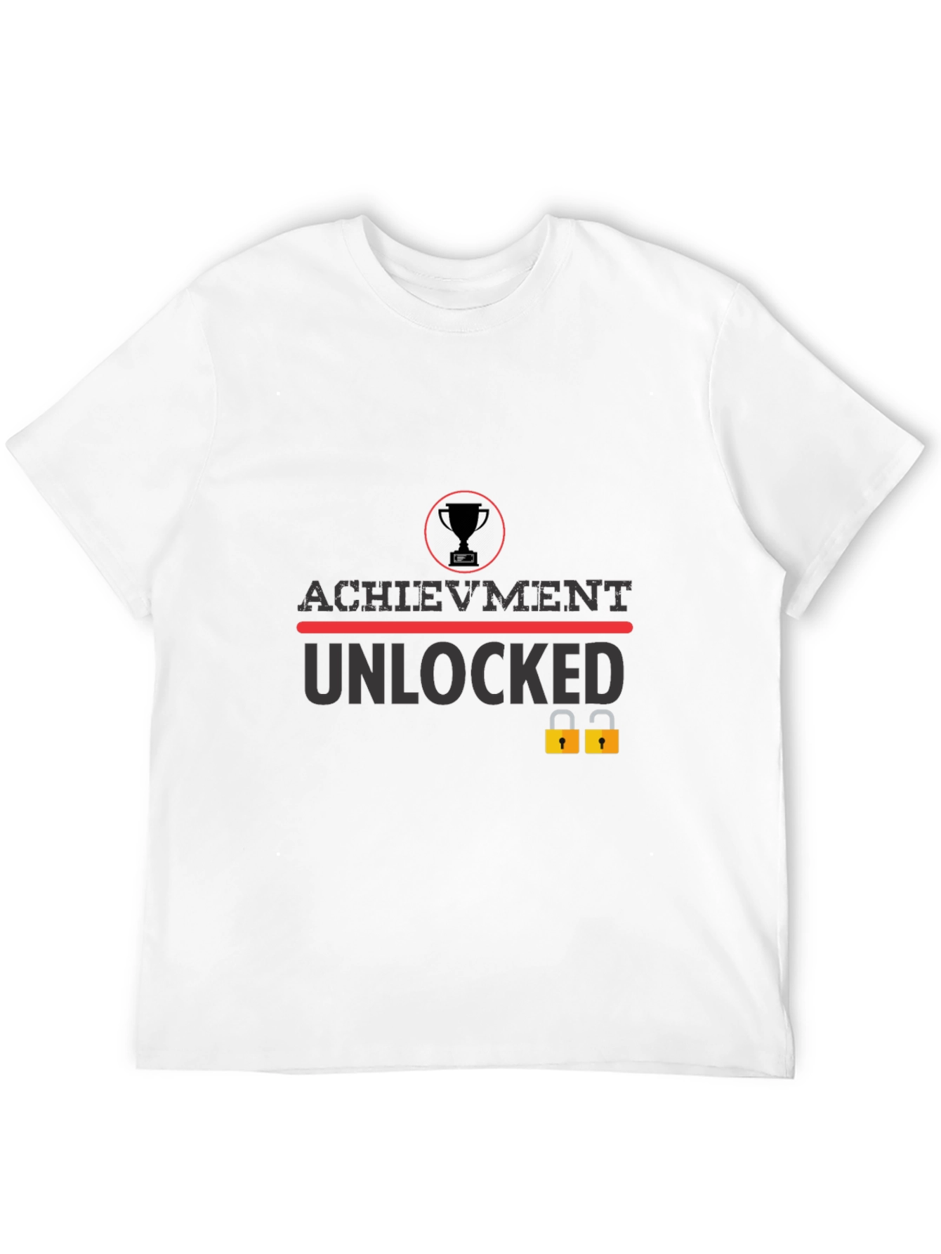 Achievement Unlocked Graphic Tee - Gamer Style