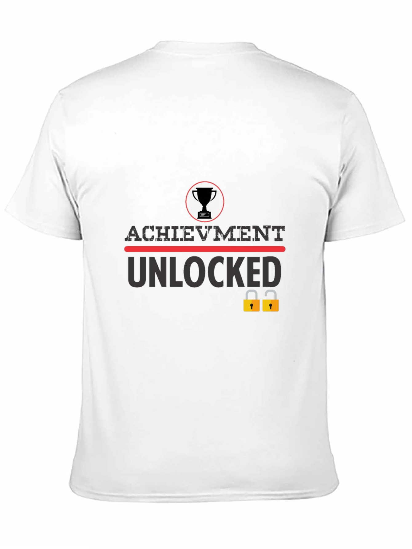 Achievement Unlocked Graphic Tee - Gamer Style