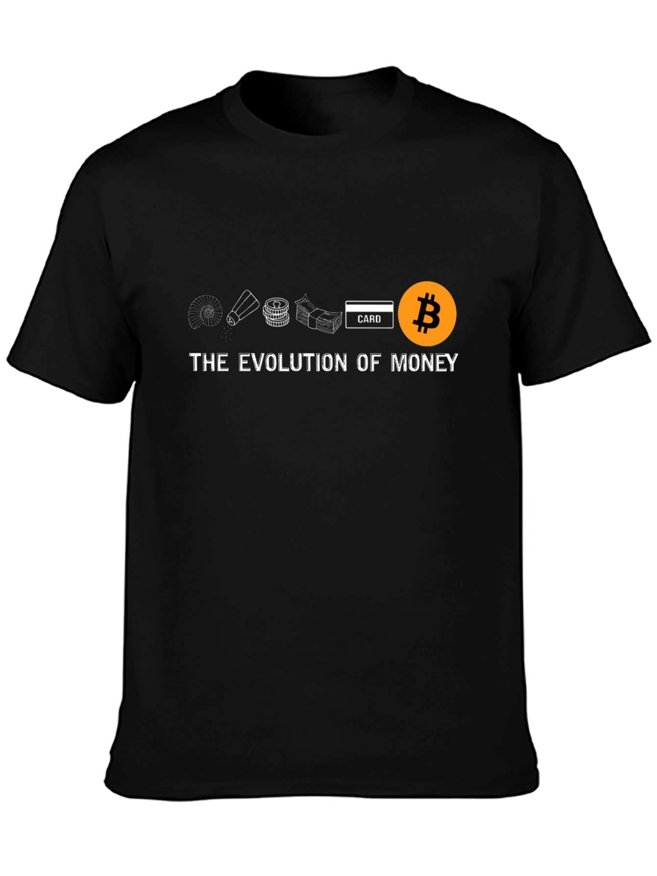 Evolution of Money Bitcoin T-Shirt