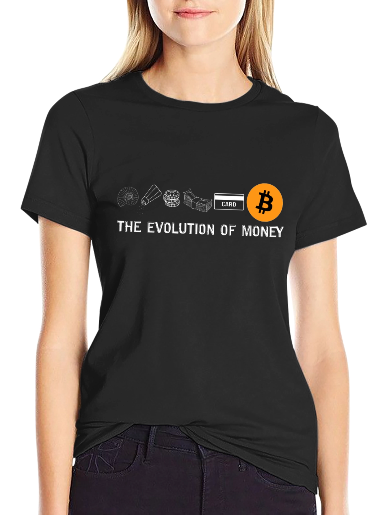 Evolution of Money Bitcoin T-Shirt