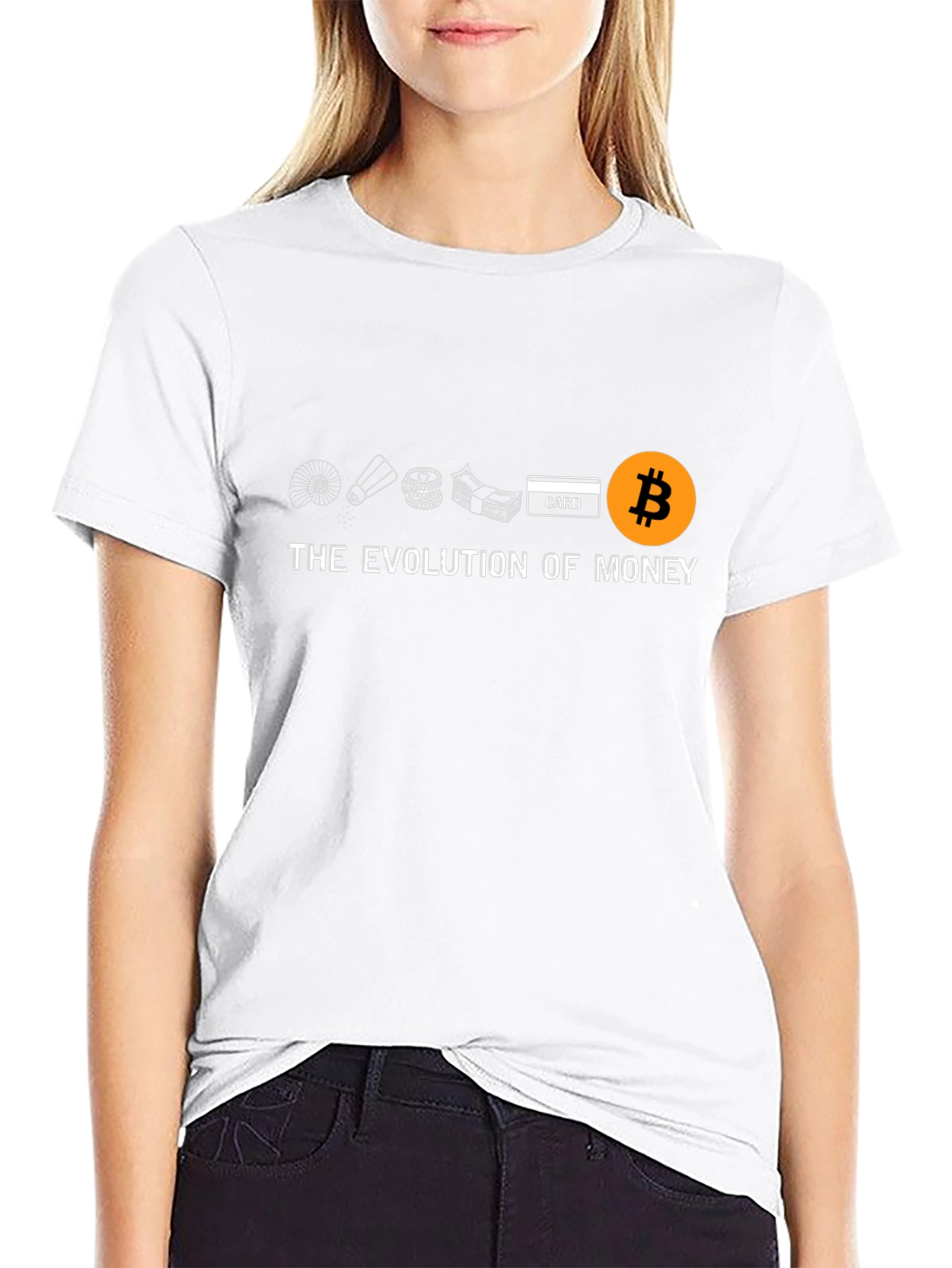Evolution of Money Bitcoin T-Shirt