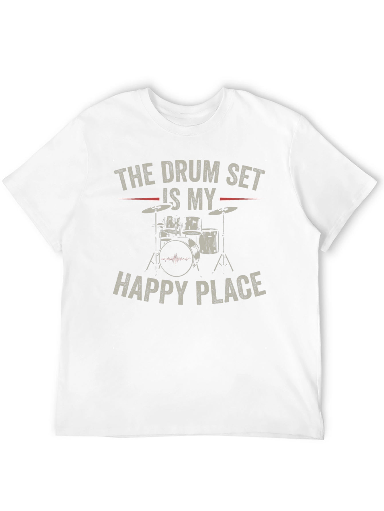 Drum Set Happy Place T-Shirt